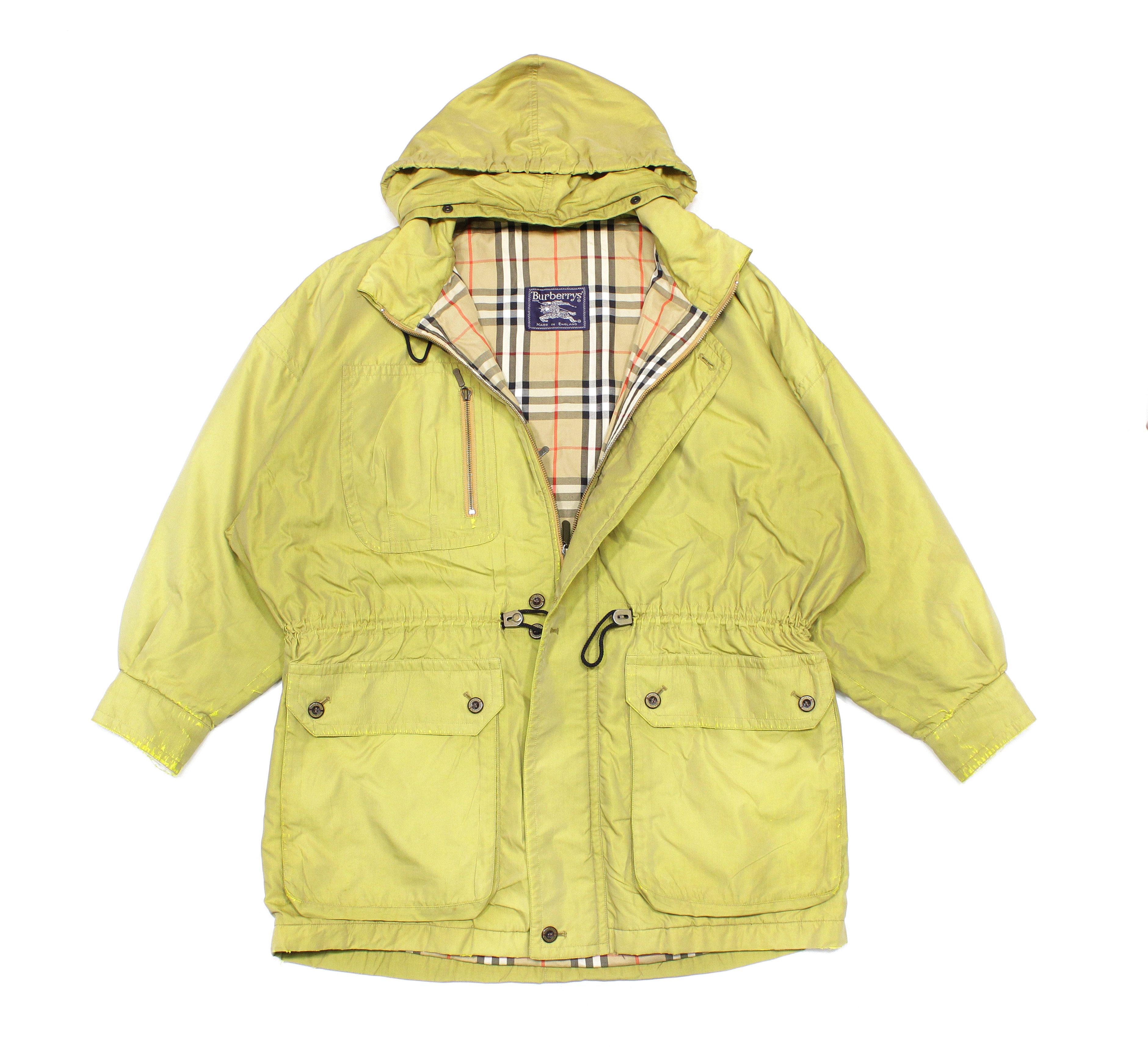 Burberry 90S Nova Check Inside Distressed Jacket Vintage Size US L / EU 52-54 / 3 - 1 Thumbnail