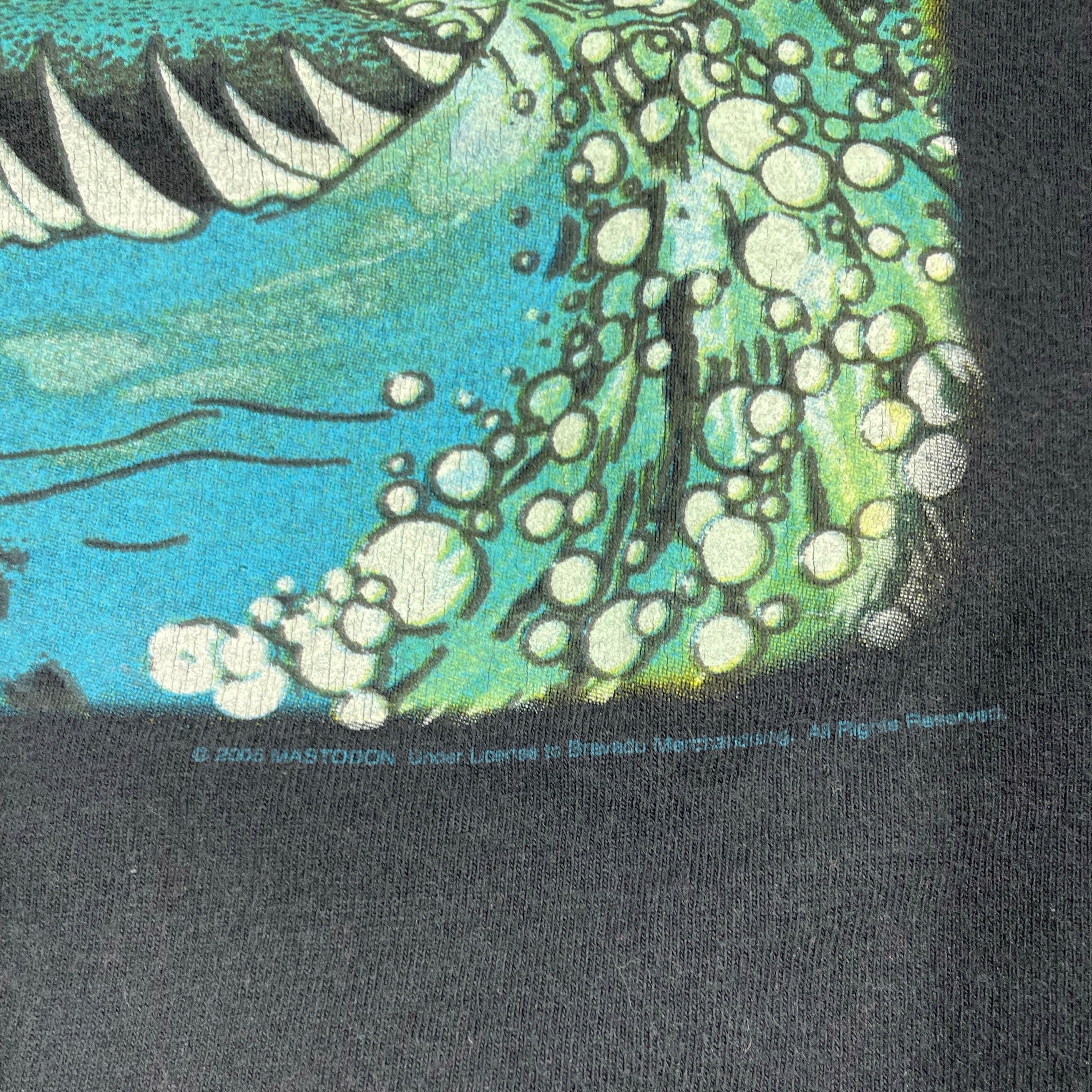 Band Tees 2005 Vintage MASTODON LEVIATHAN Heavy Thrash Metal Tee Size US S / EU 44-46 / 1 - 3 Thumbnail