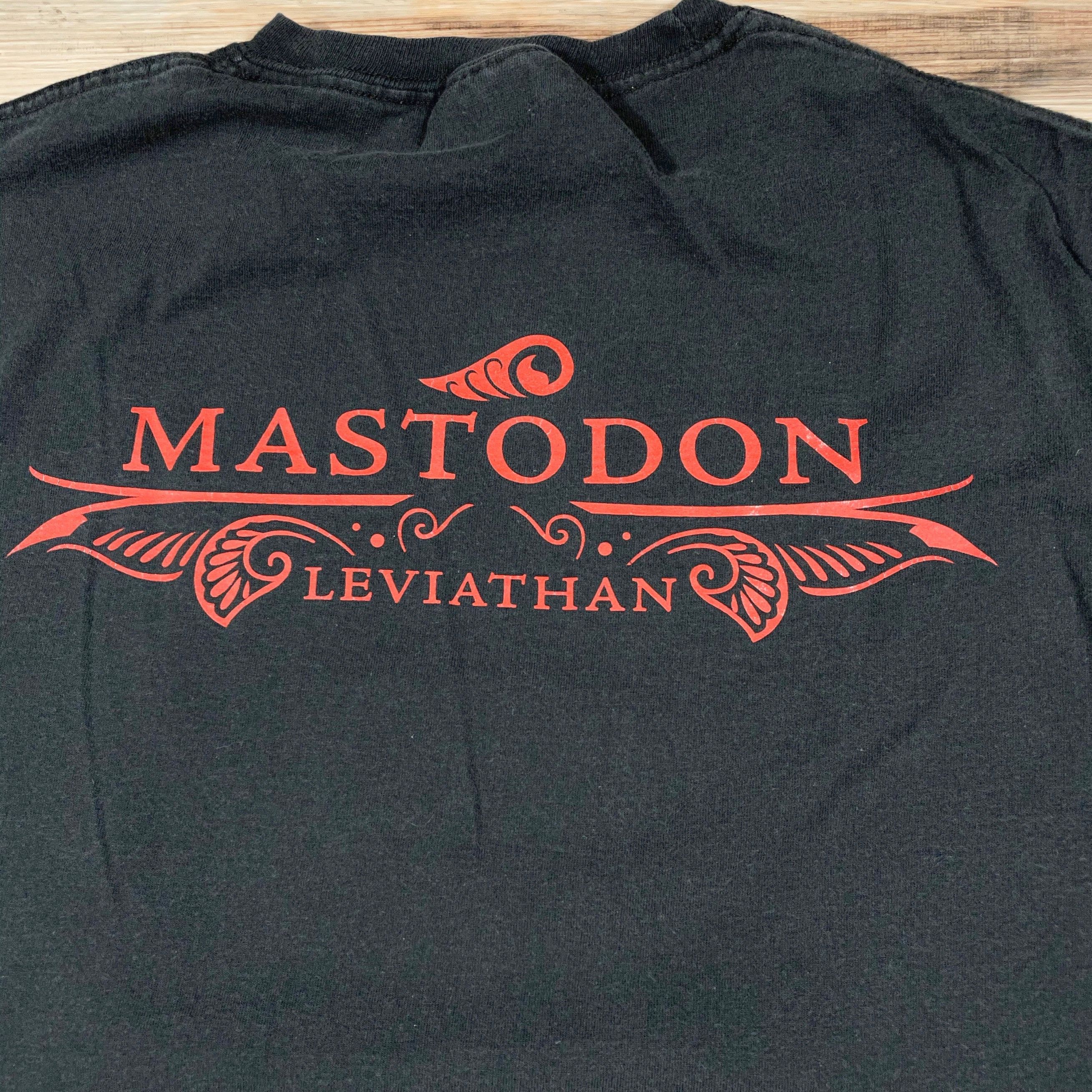 Band Tees 2005 Vintage MASTODON LEVIATHAN Heavy Thrash Metal Tee Size US S / EU 44-46 / 1 - 5 Thumbnail