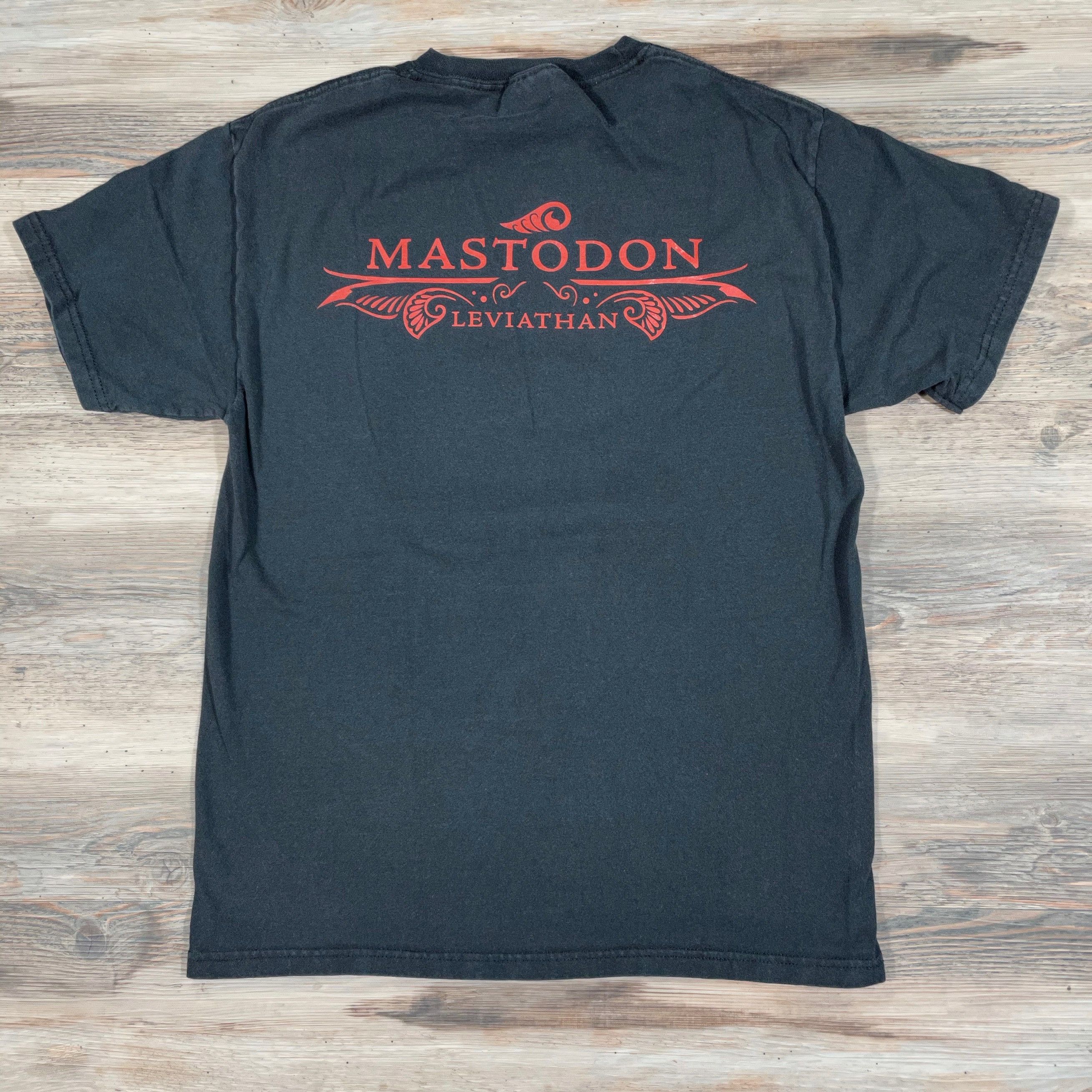 Band Tees 2005 Vintage MASTODON LEVIATHAN Heavy Thrash Metal Tee Size US S / EU 44-46 / 1 - 4 Thumbnail