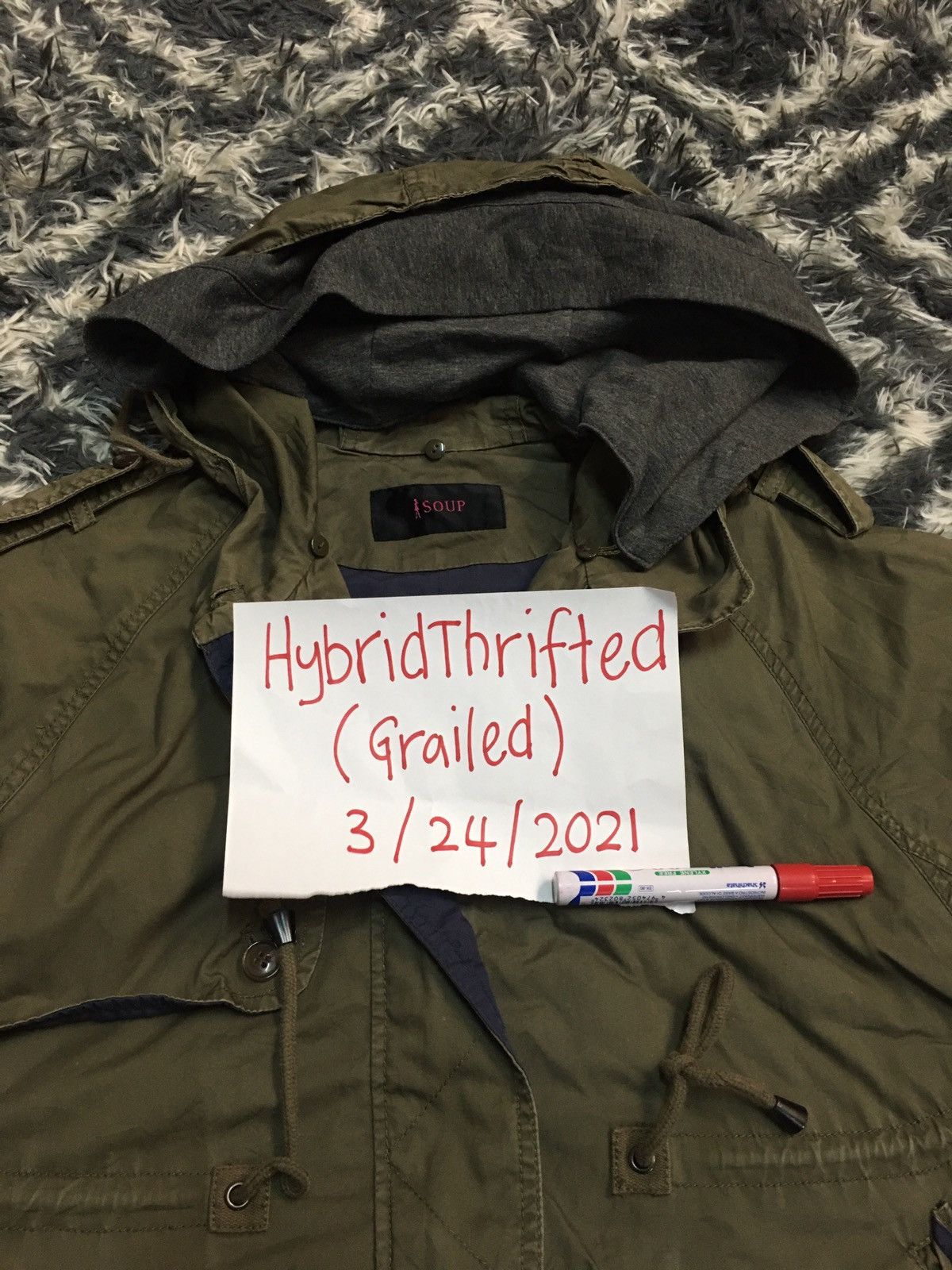 Japanese Brand Soup Parka Jacket Size US L / EU 52-54 / 3 - 7 Thumbnail