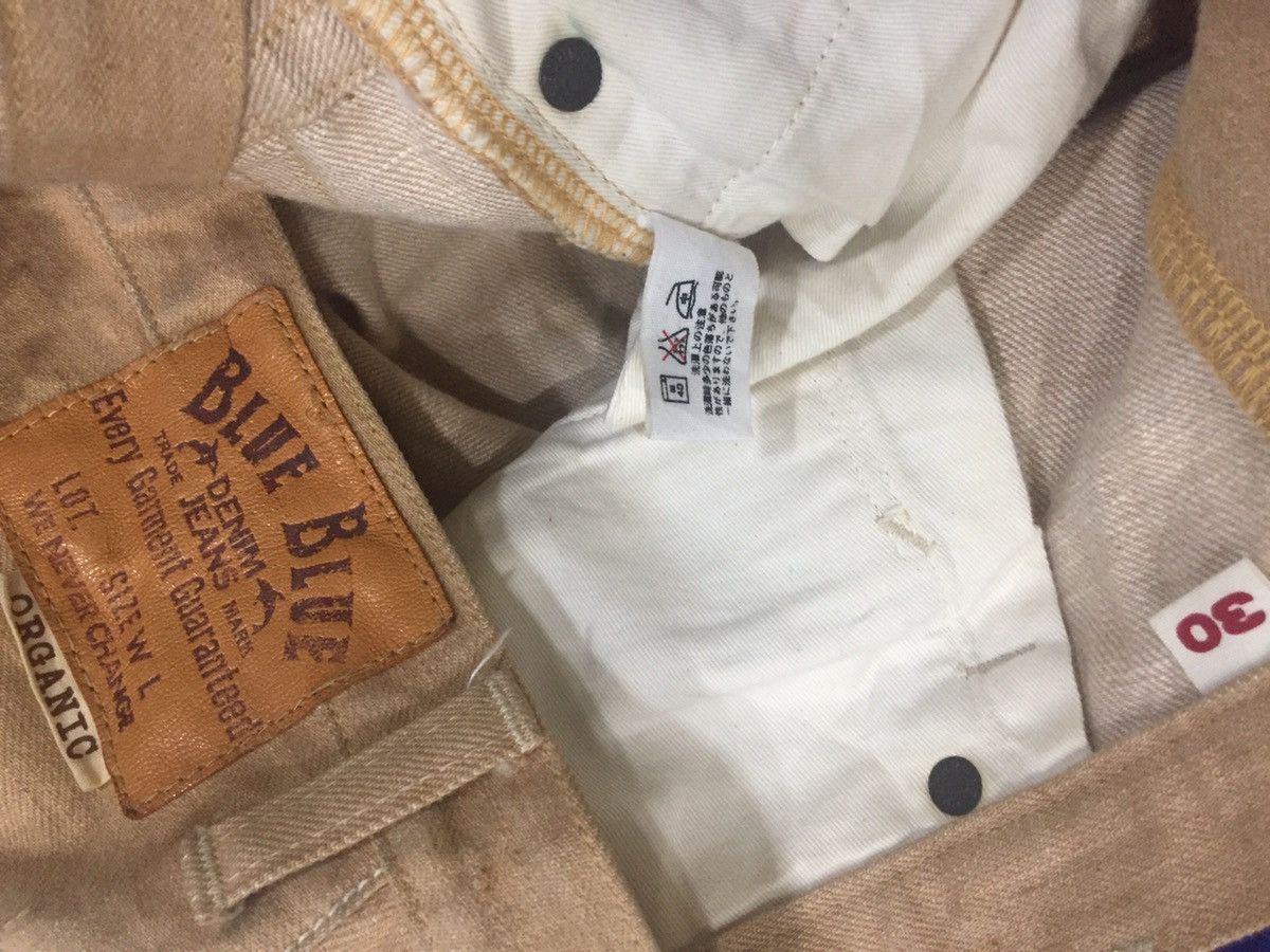 Blue Blue Japan Organic Blue Blue Denim Jean Pant sugar cane unspired Size US 30 / EU 46 - 11 Thumbnail