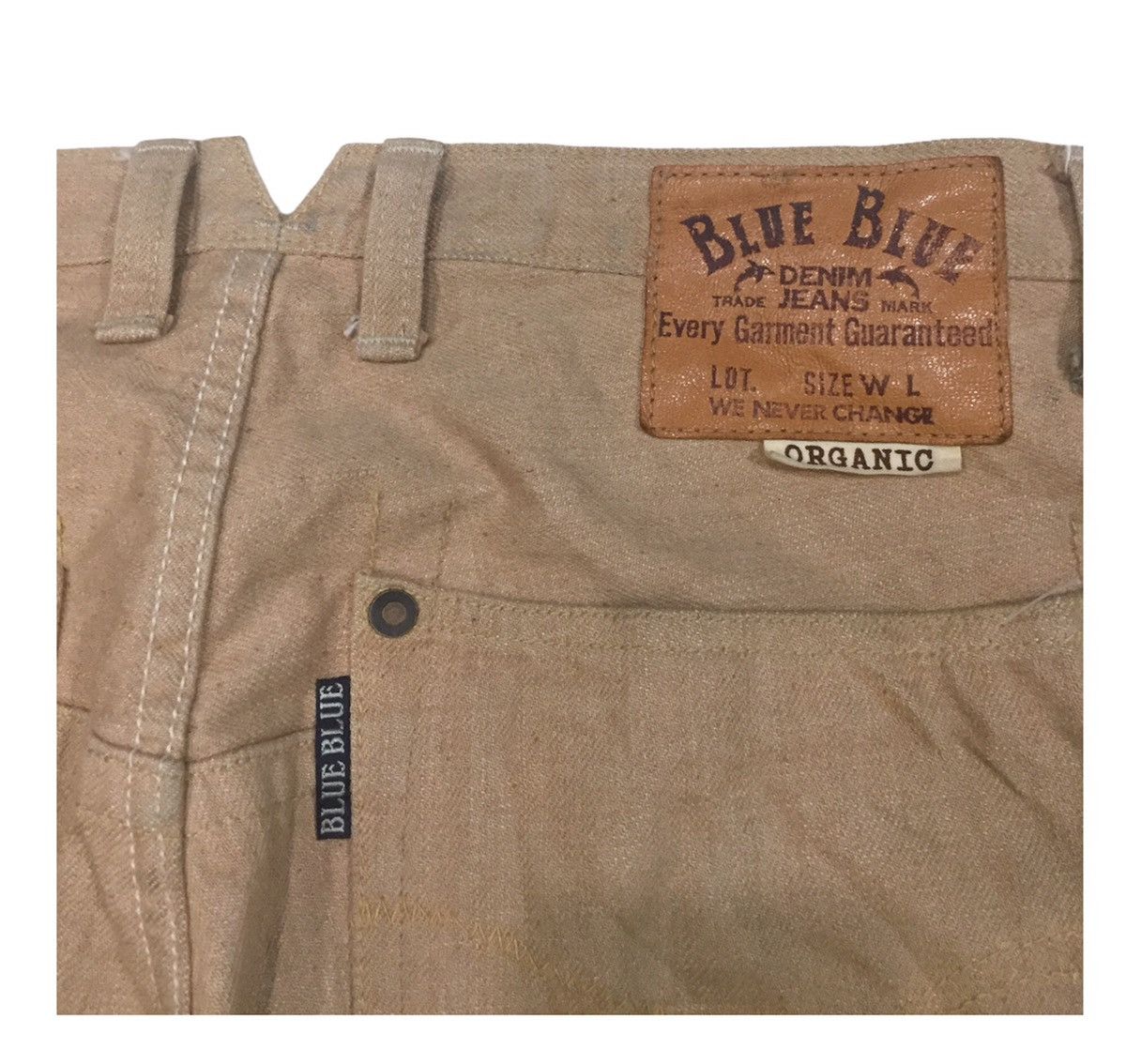Blue Blue Japan Organic Blue Blue Denim Jean Pant sugar cane unspired Size US 30 / EU 46 - 6 Thumbnail