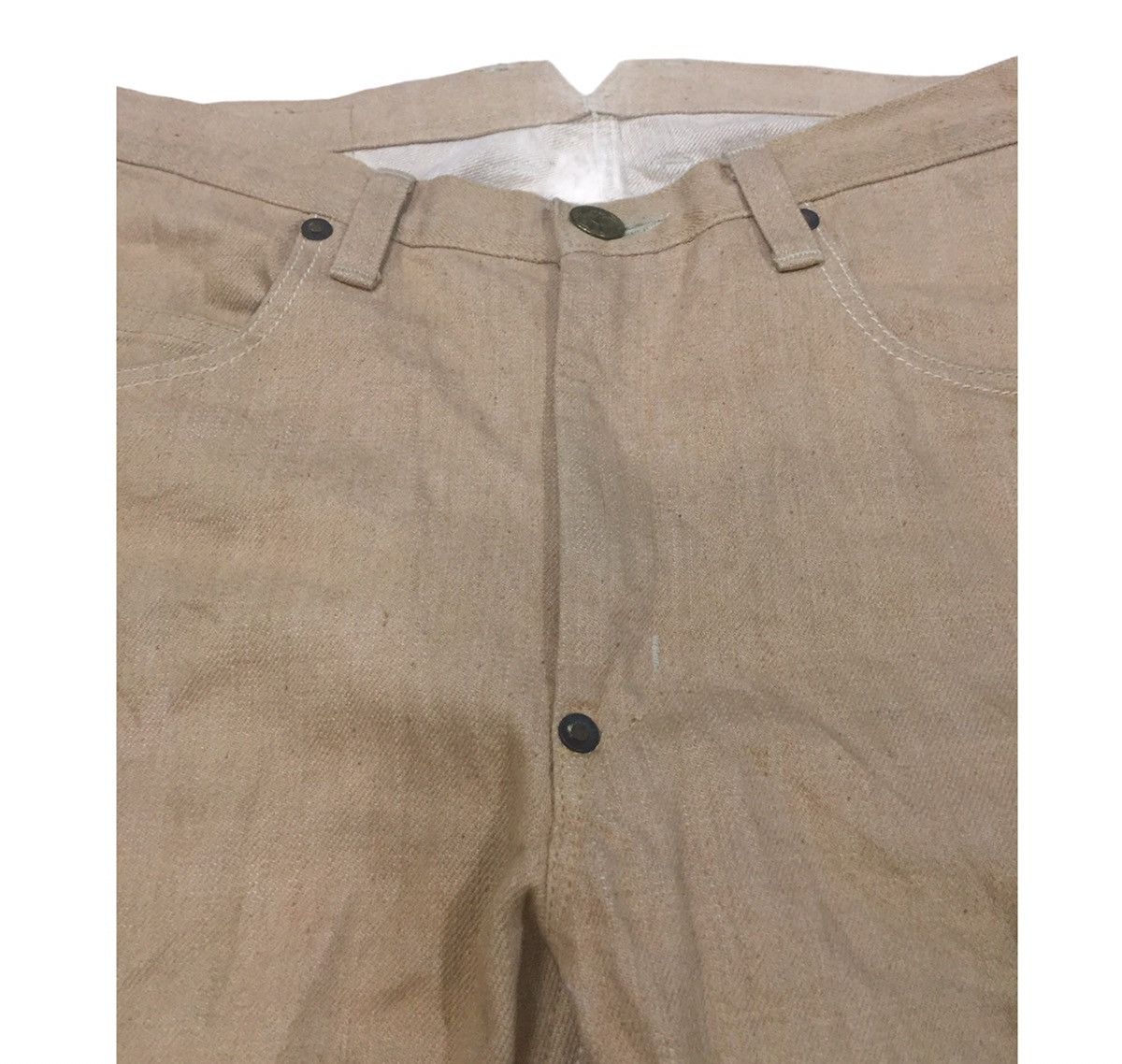 Blue Blue Japan Organic Blue Blue Denim Jean Pant sugar cane unspired Size US 30 / EU 46 - 3 Thumbnail