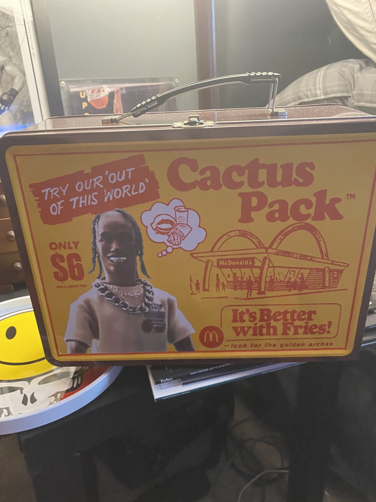 Travis Scott x McDonalds Cactus Jack Vintage Metal Lunch Box