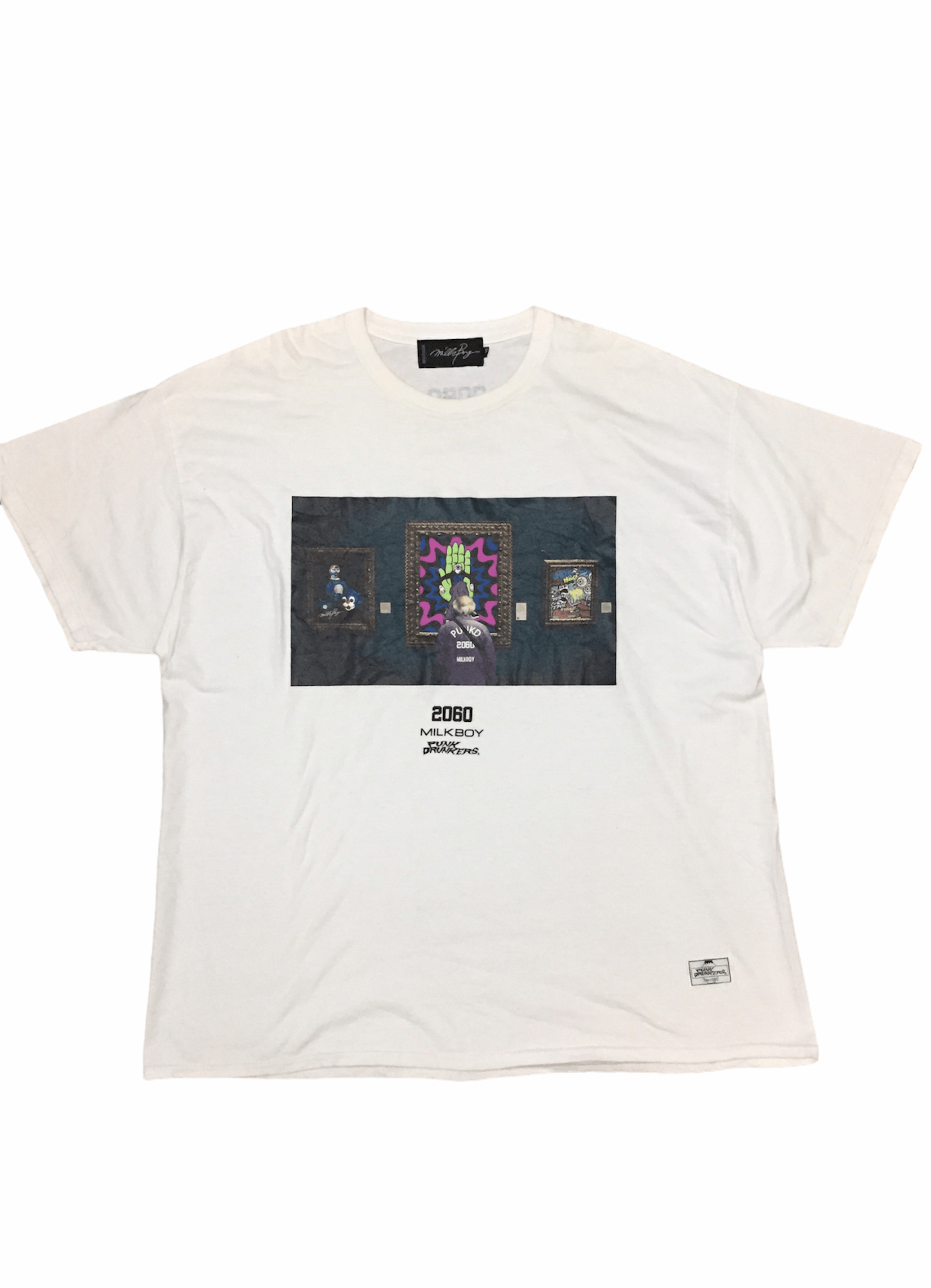 Japanese Brand SS17 MILKBOY X Punk Drunker Japan tee Size US XXL / EU 58 / 5 - 1 Thumbnail