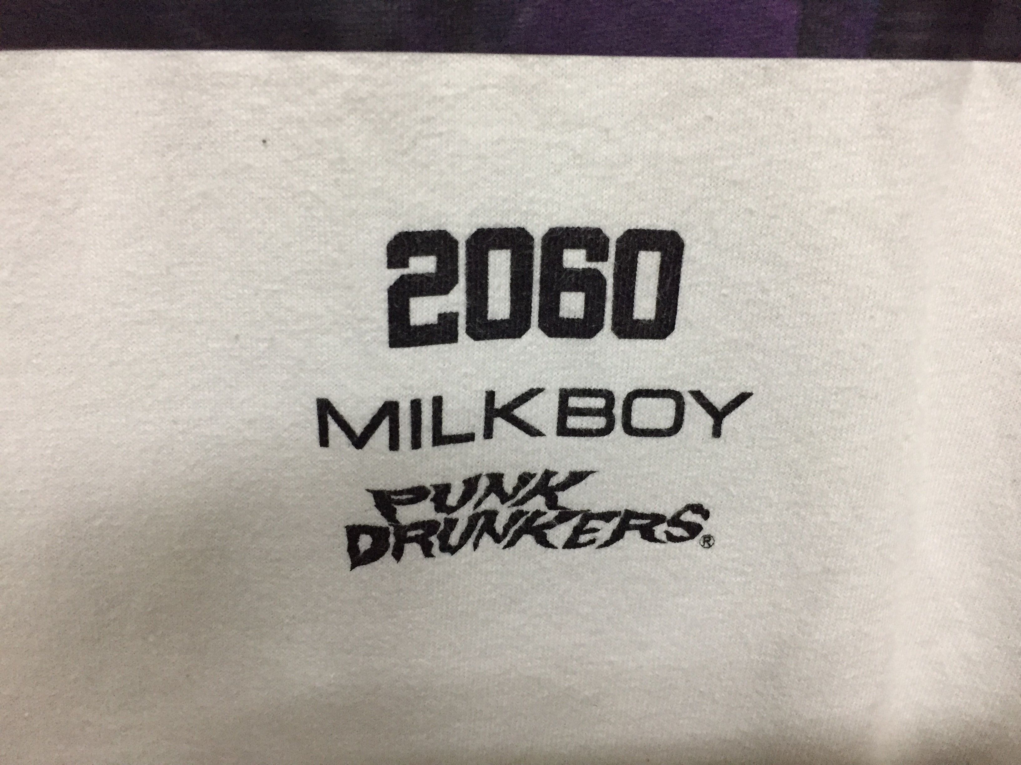 Japanese Brand SS17 MILKBOY X Punk Drunker Japan tee Size US XXL / EU 58 / 5 - 10 Thumbnail