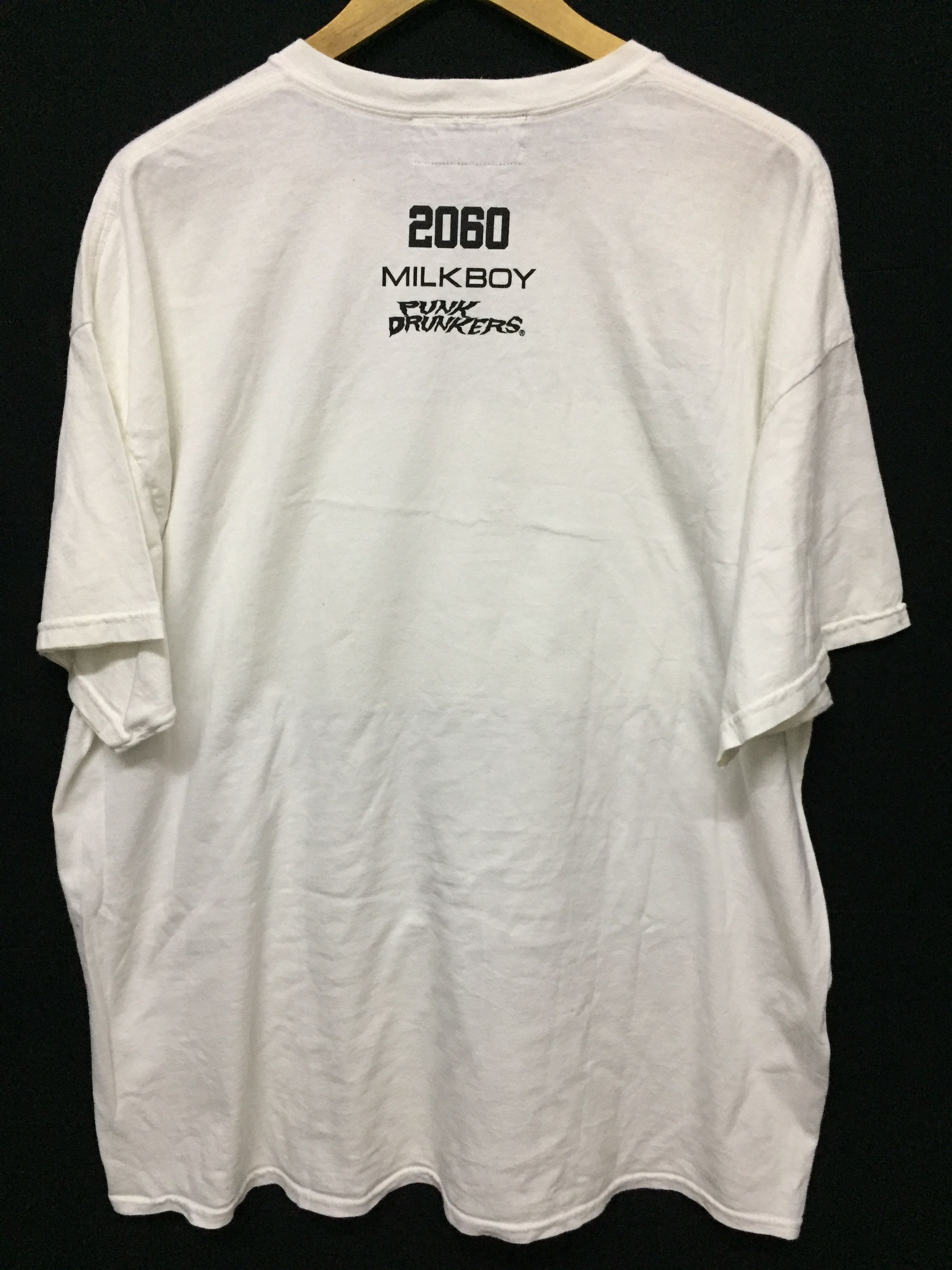 Japanese Brand SS17 MILKBOY X Punk Drunker Japan tee Size US XXL / EU 58 / 5 - 12 Thumbnail