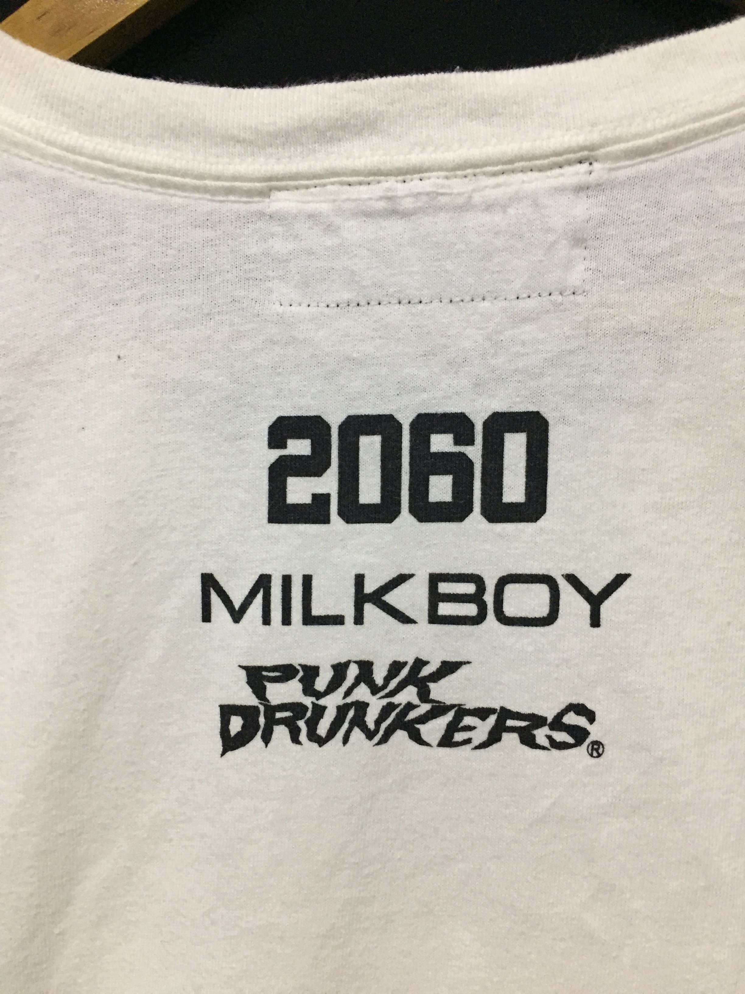 Japanese Brand SS17 MILKBOY X Punk Drunker Japan tee Size US XXL / EU 58 / 5 - 13 Thumbnail
