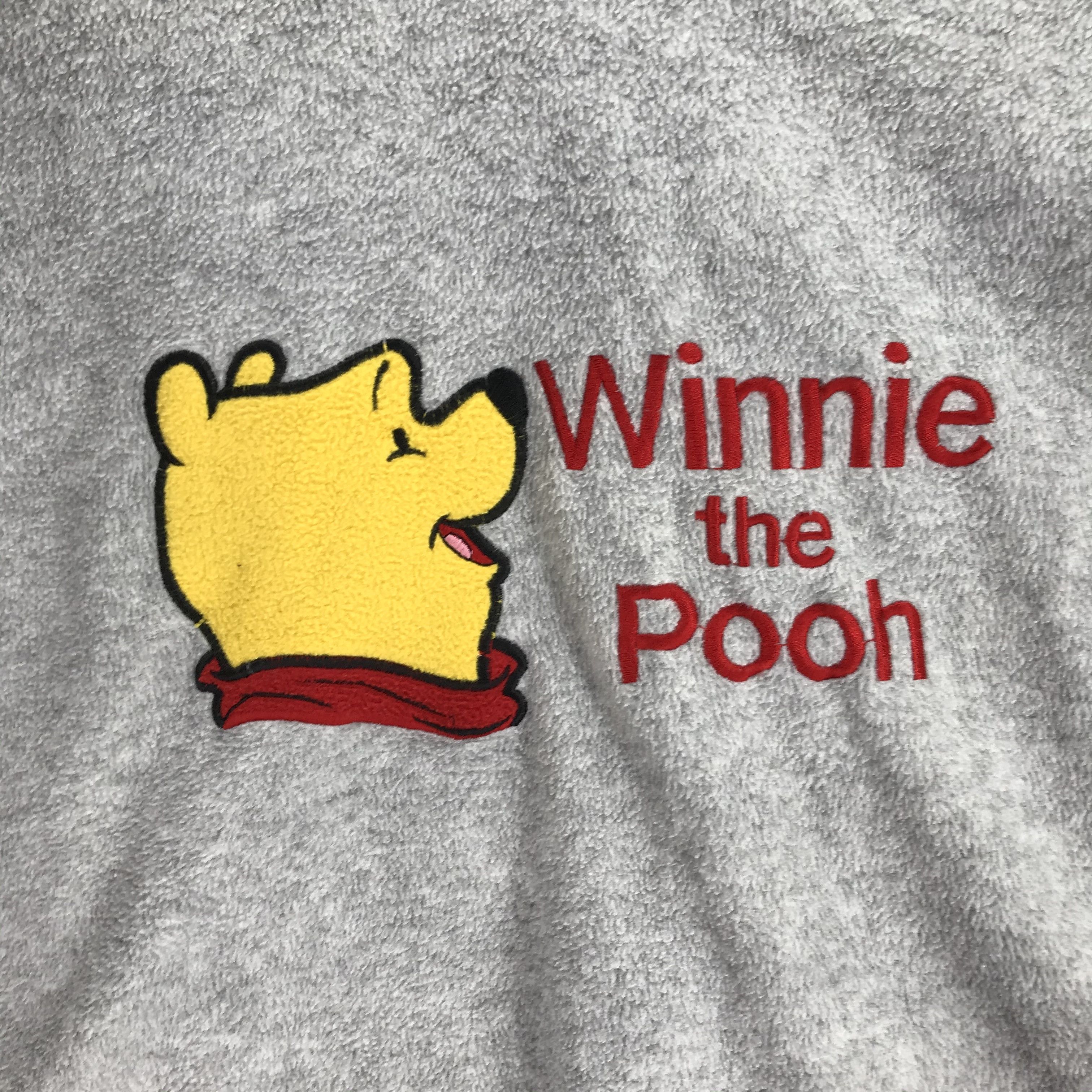 Japanese Brand Winnie The Pooh Embroidery Logo Sidetape Fleece Hoodie&Pant Size US M / EU 48-50 / 2 - 4 Thumbnail