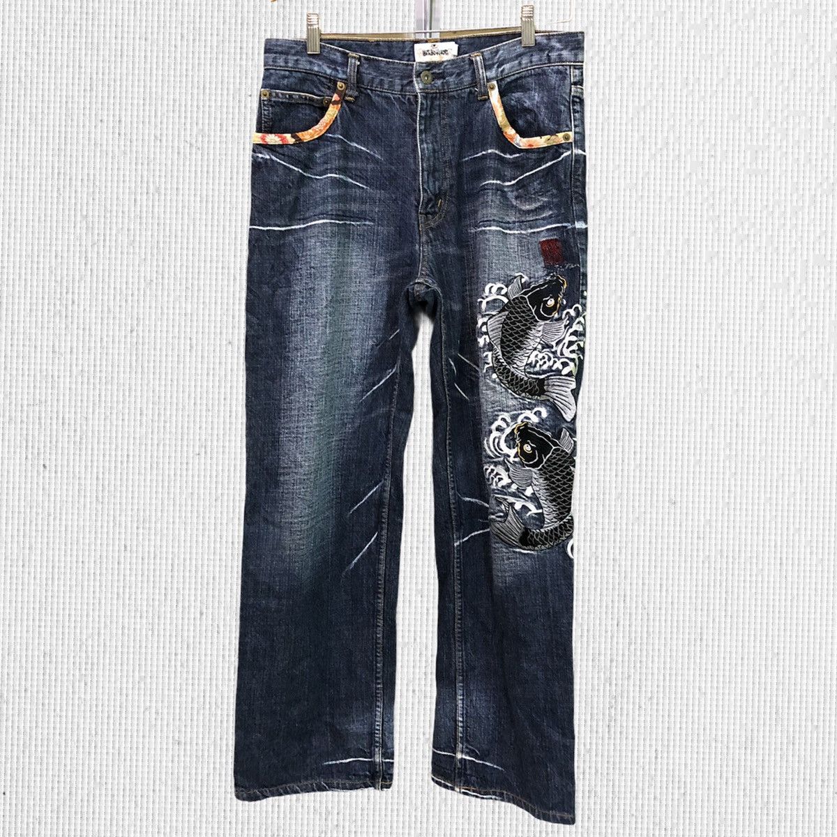 Japanese Brand Karakuri Tamashi Denim Jeans Size US 32 / EU 48 - 1 Thumbnail