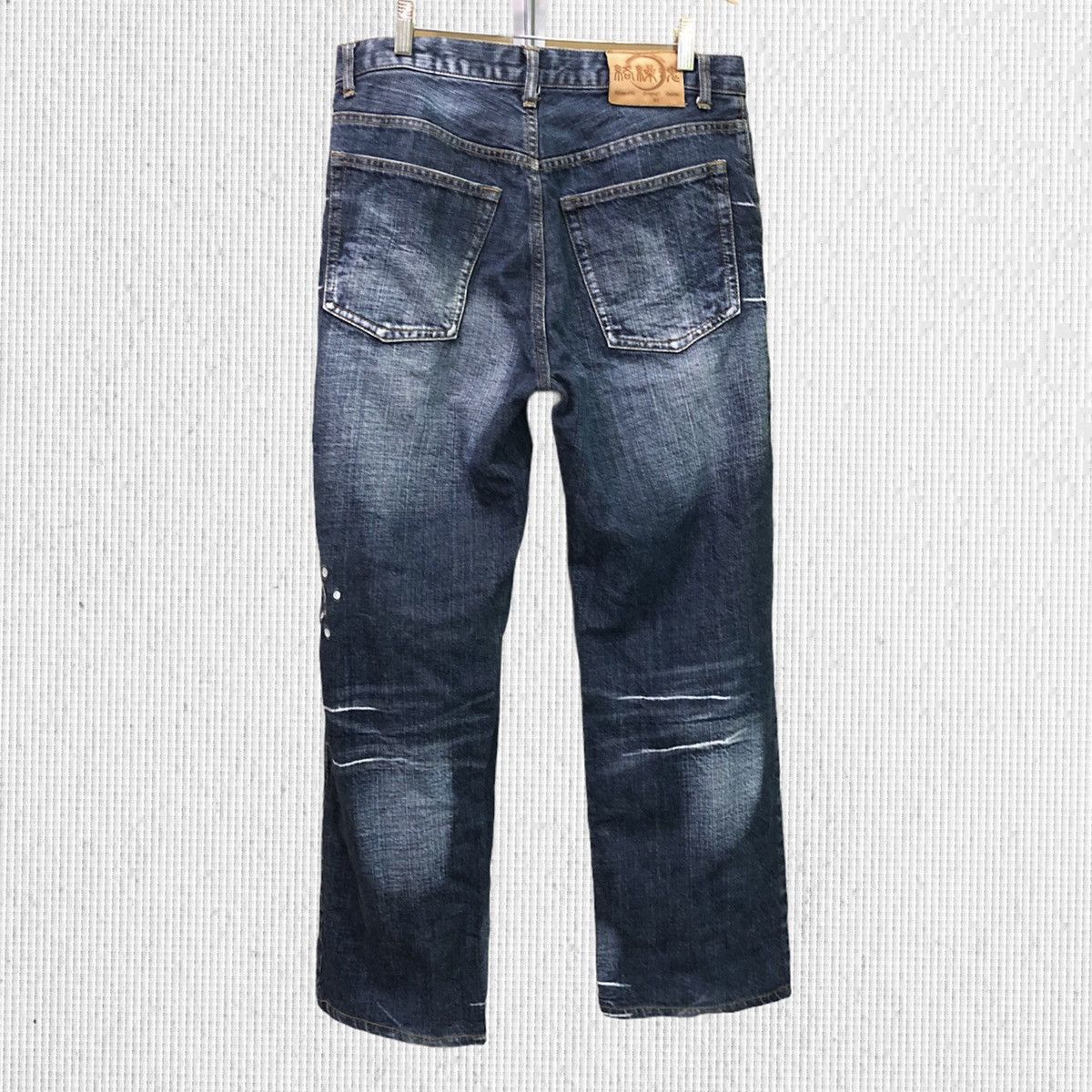Japanese Brand Karakuri Tamashi Denim Jeans Size US 32 / EU 48 - 2 Thumbnail