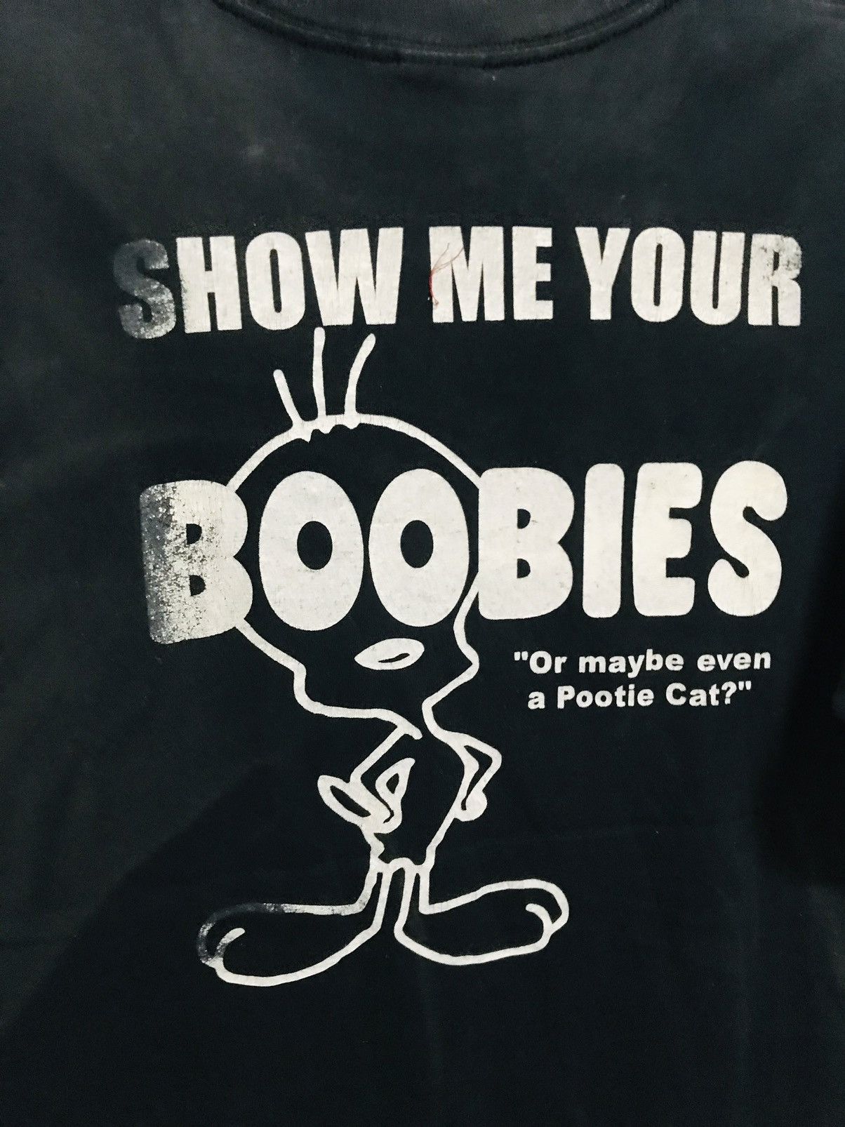 Vintage Vintage SHOW ME YOUR BOOBIES t-shirt | Grailed