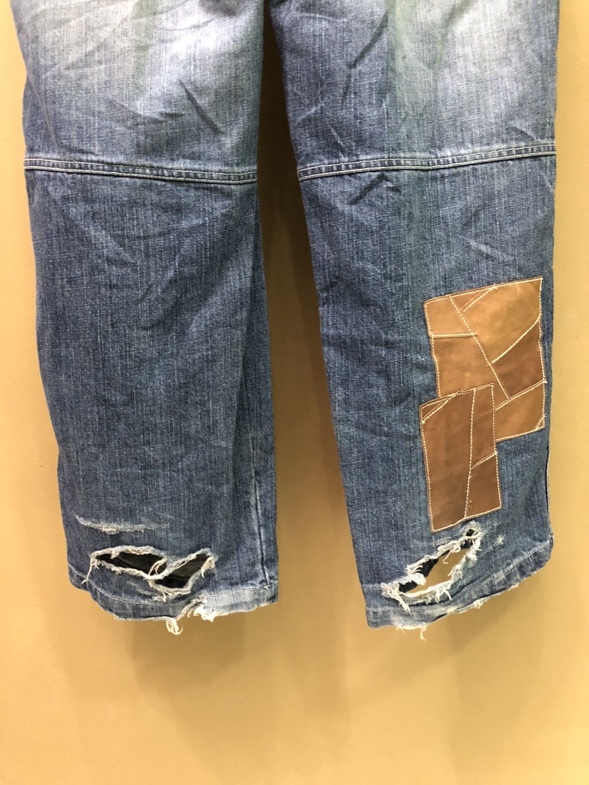 Enyce × Vintage Enyce Patchwork Denim Jeans Size US 36 / EU 52 - 7 Thumbnail