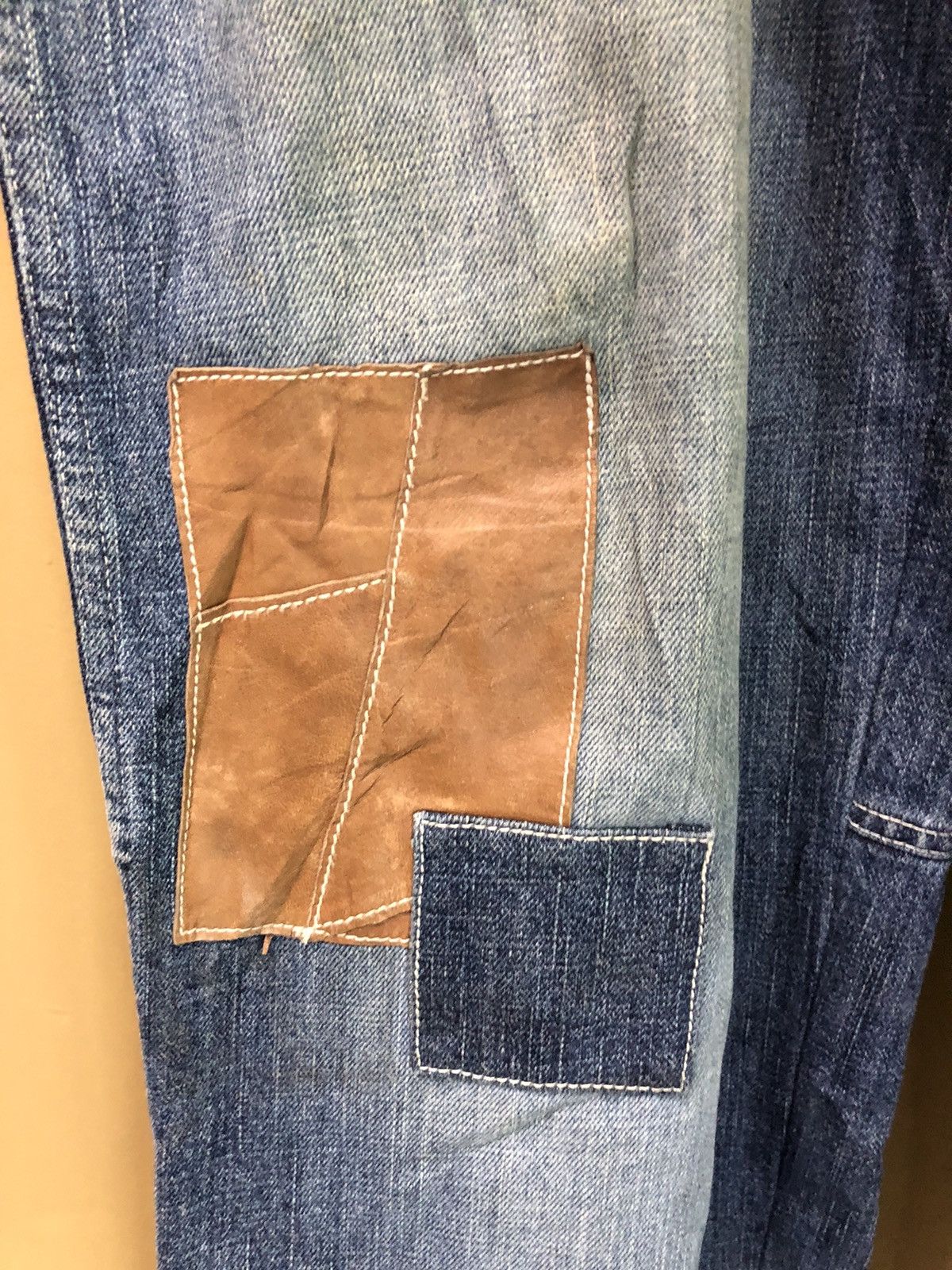 Enyce × Vintage Enyce Patchwork Denim Jeans Size US 36 / EU 52 - 5 Thumbnail