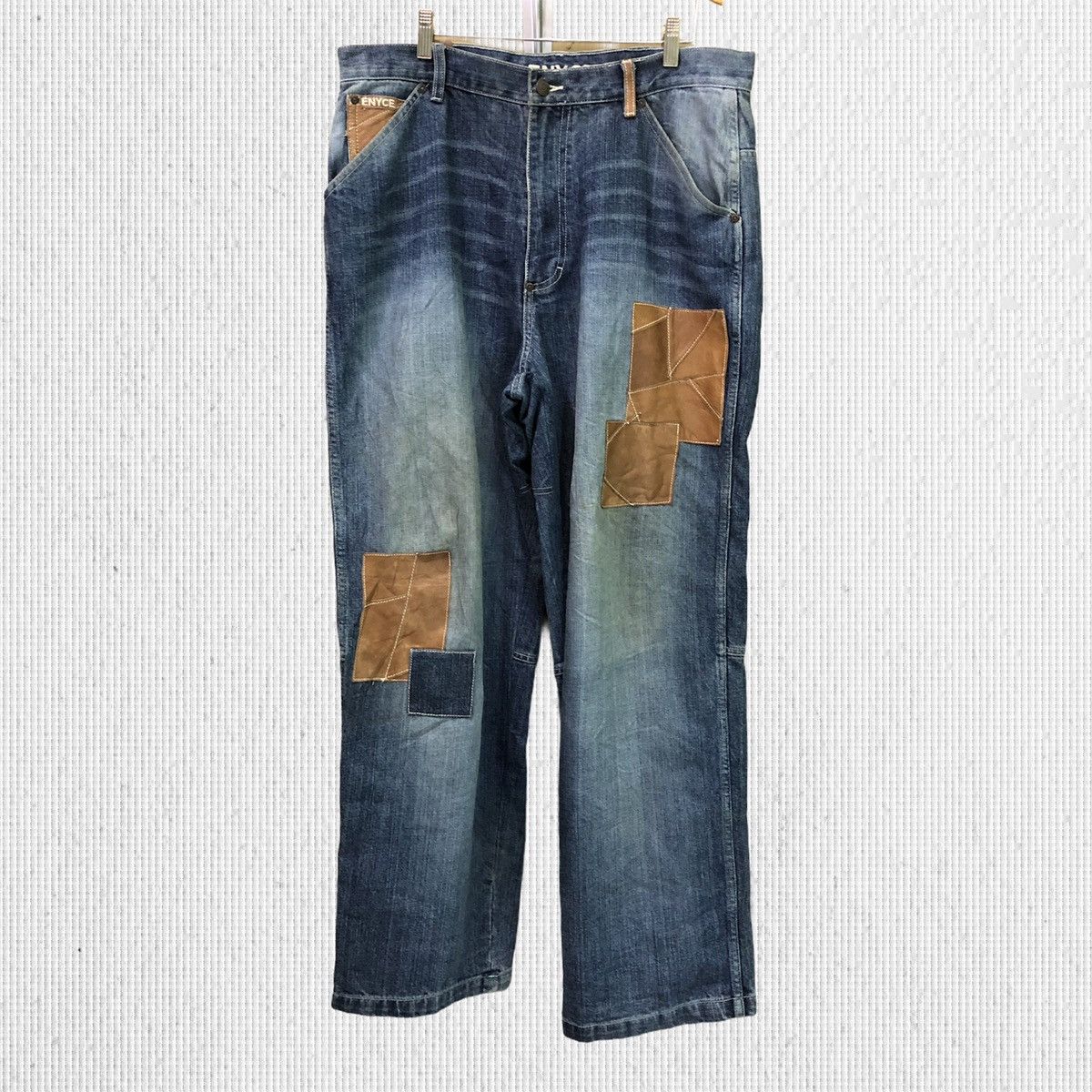Enyce × Vintage Enyce Patchwork Denim Jeans Size US 36 / EU 52 - 1 Thumbnail