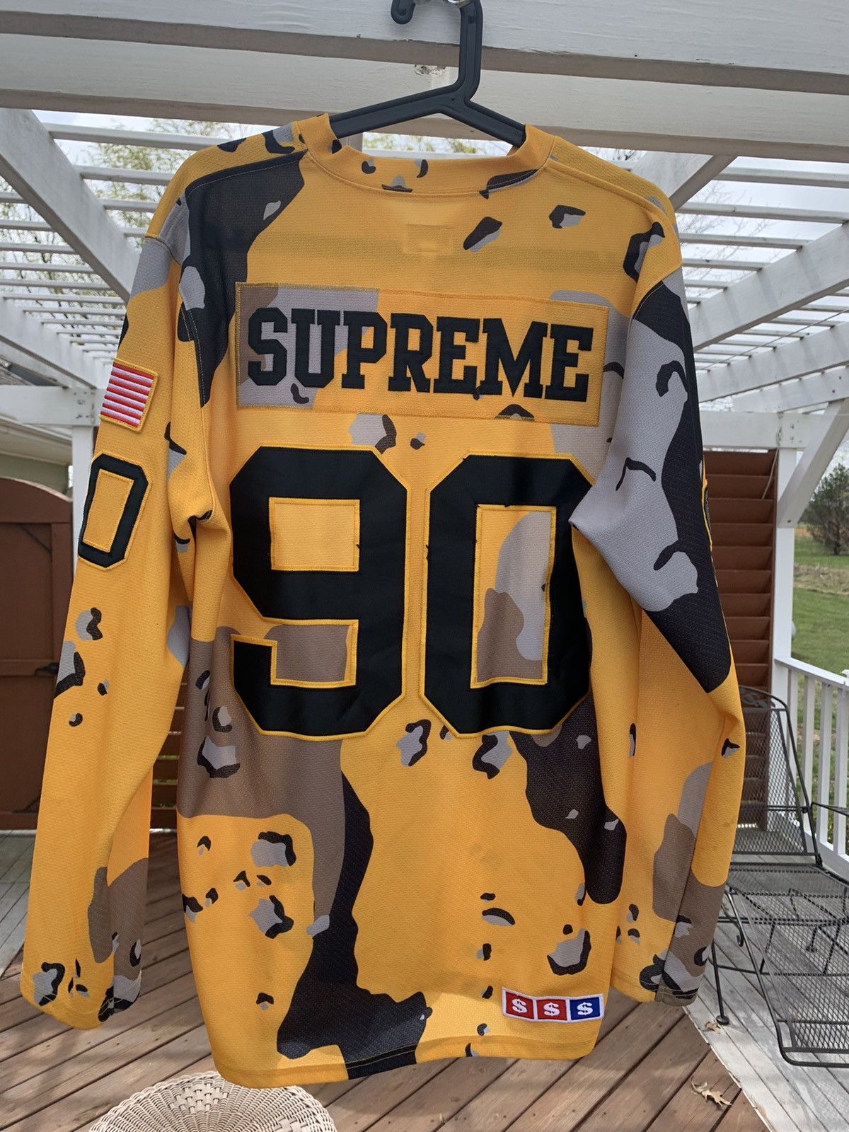 Supreme Supreme Yellow Desert Camo Hockey Jersey | Grailed Supreme Supreme Yellow Desert Camo Hockey Jersey | Grailed