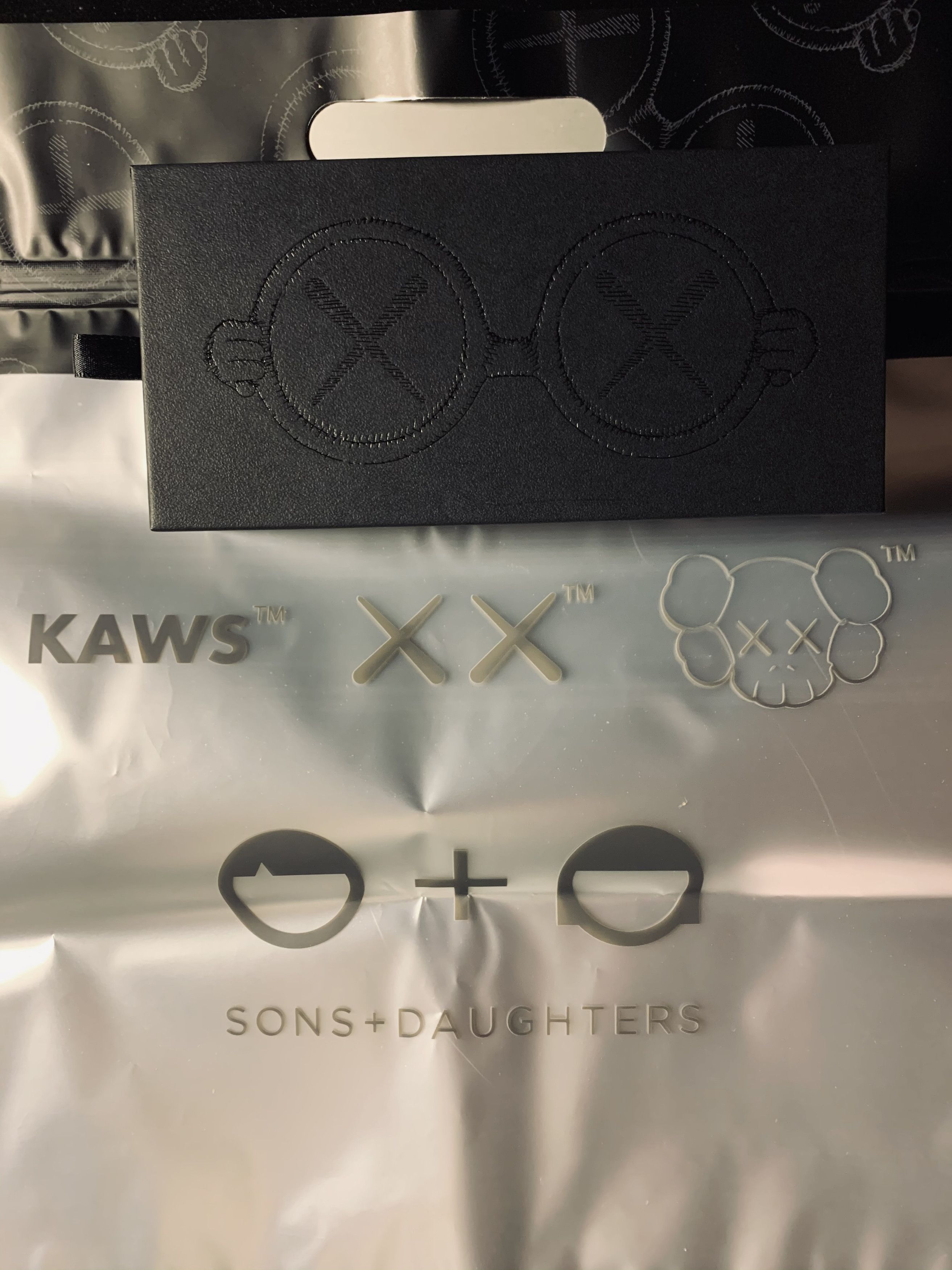 Kaws Kaws x Sons & Daughters Sunglasses (Black) | Grailed