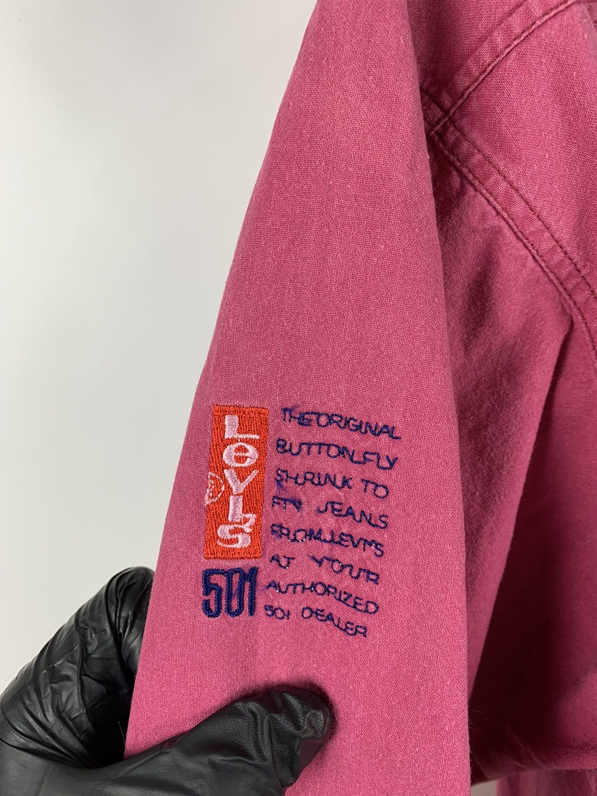 Levi's Vintage Levi’s Western Wear 501 Pink Shirt Size US XXL / EU 58 / 5 - 5 Thumbnail