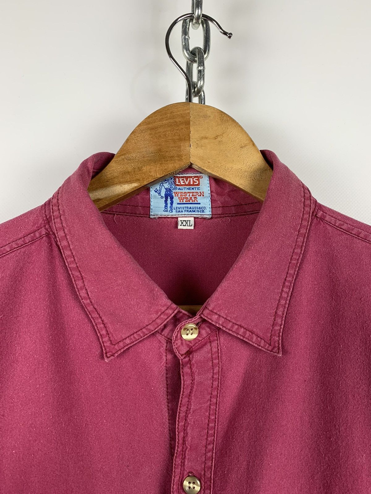 Levi's Vintage Levi’s Western Wear 501 Pink Shirt Size US XXL / EU 58 / 5 - 10 Thumbnail
