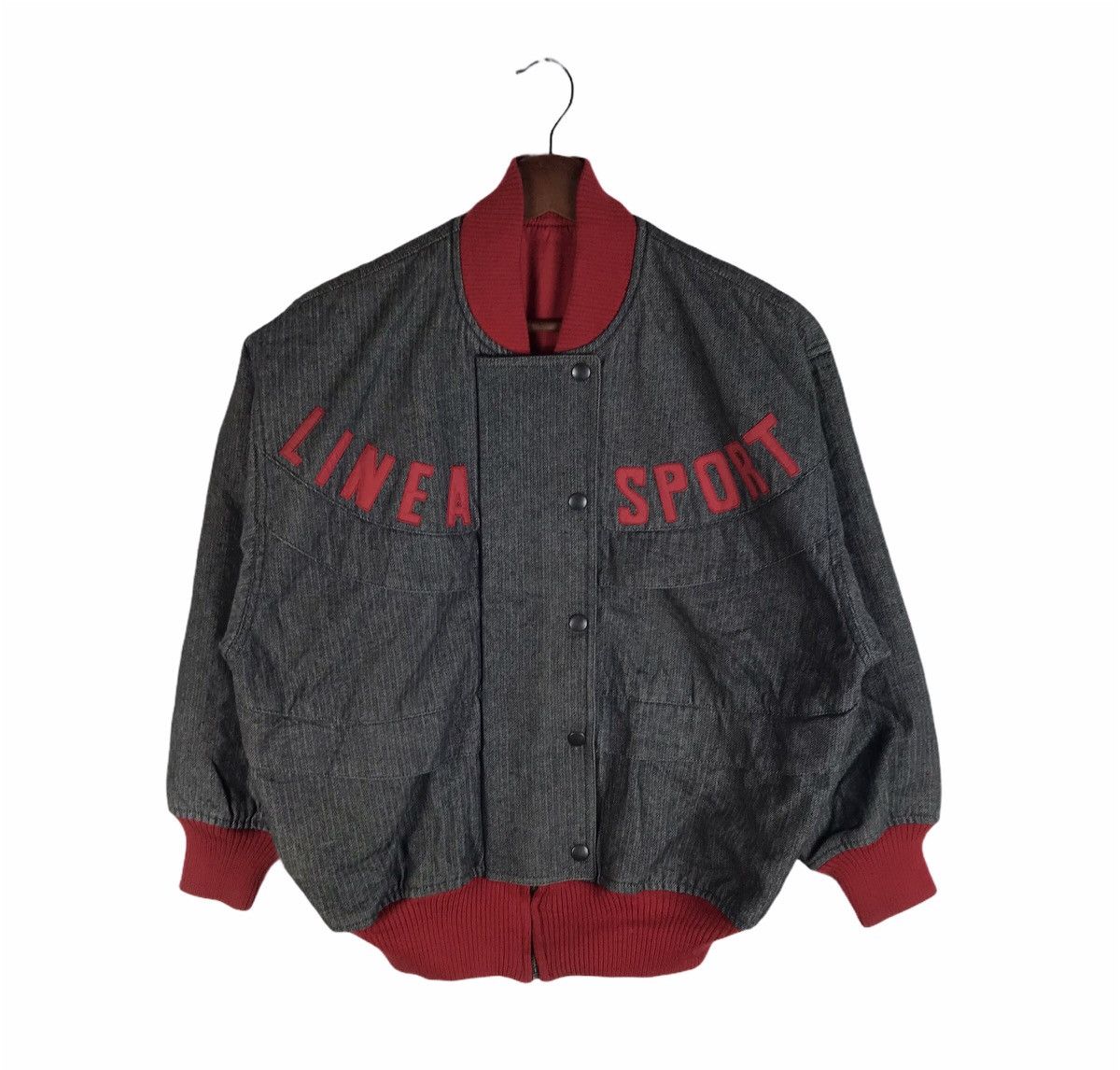 Issey Miyake Vtg 90s Linea Sport Denim Jacket Issey Miyake Inspired Style Size US L / EU 52-54 / 3 - 1 Thumbnail