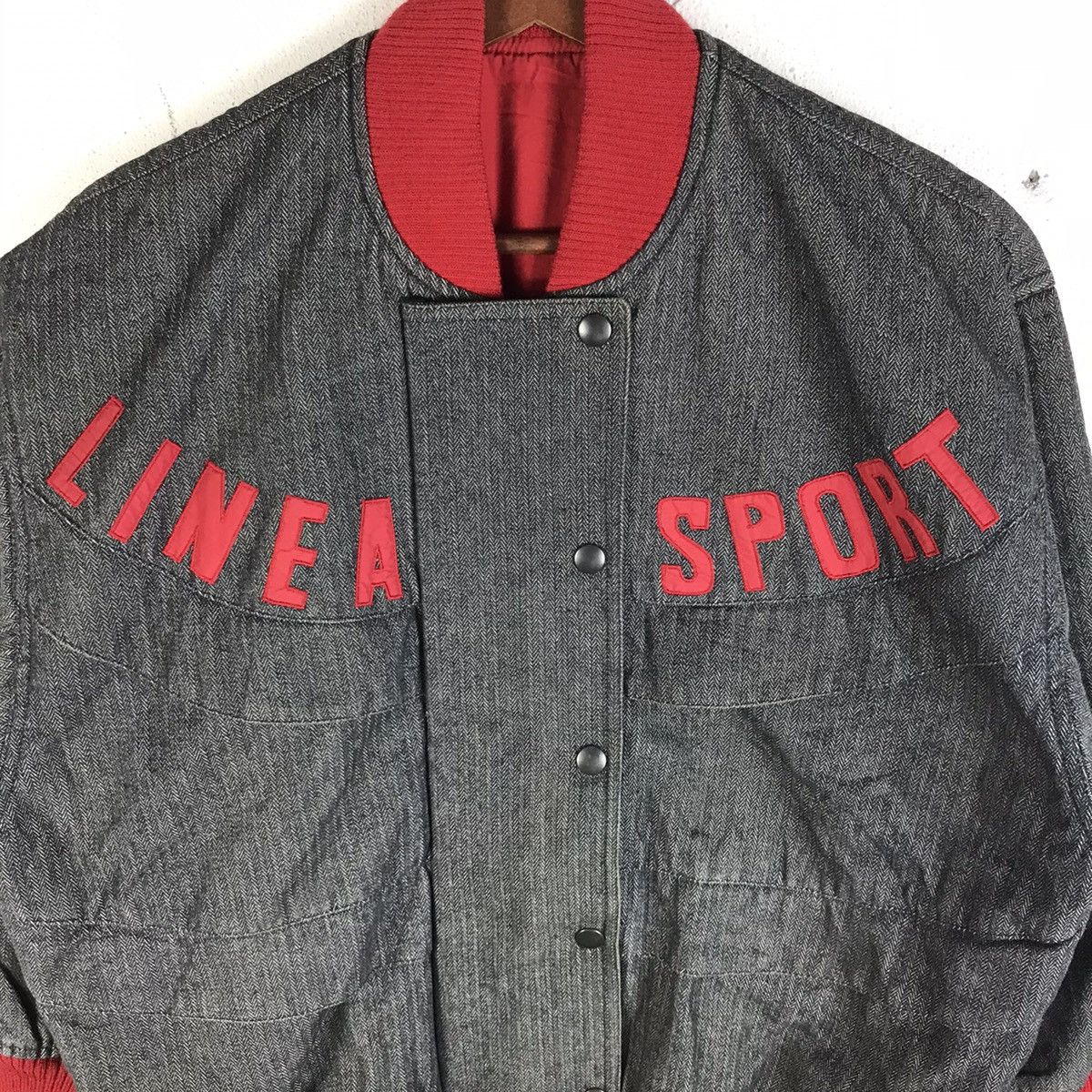 Issey Miyake Vtg 90s Linea Sport Denim Jacket Issey Miyake Inspired Style Size US L / EU 52-54 / 3 - 3 Thumbnail
