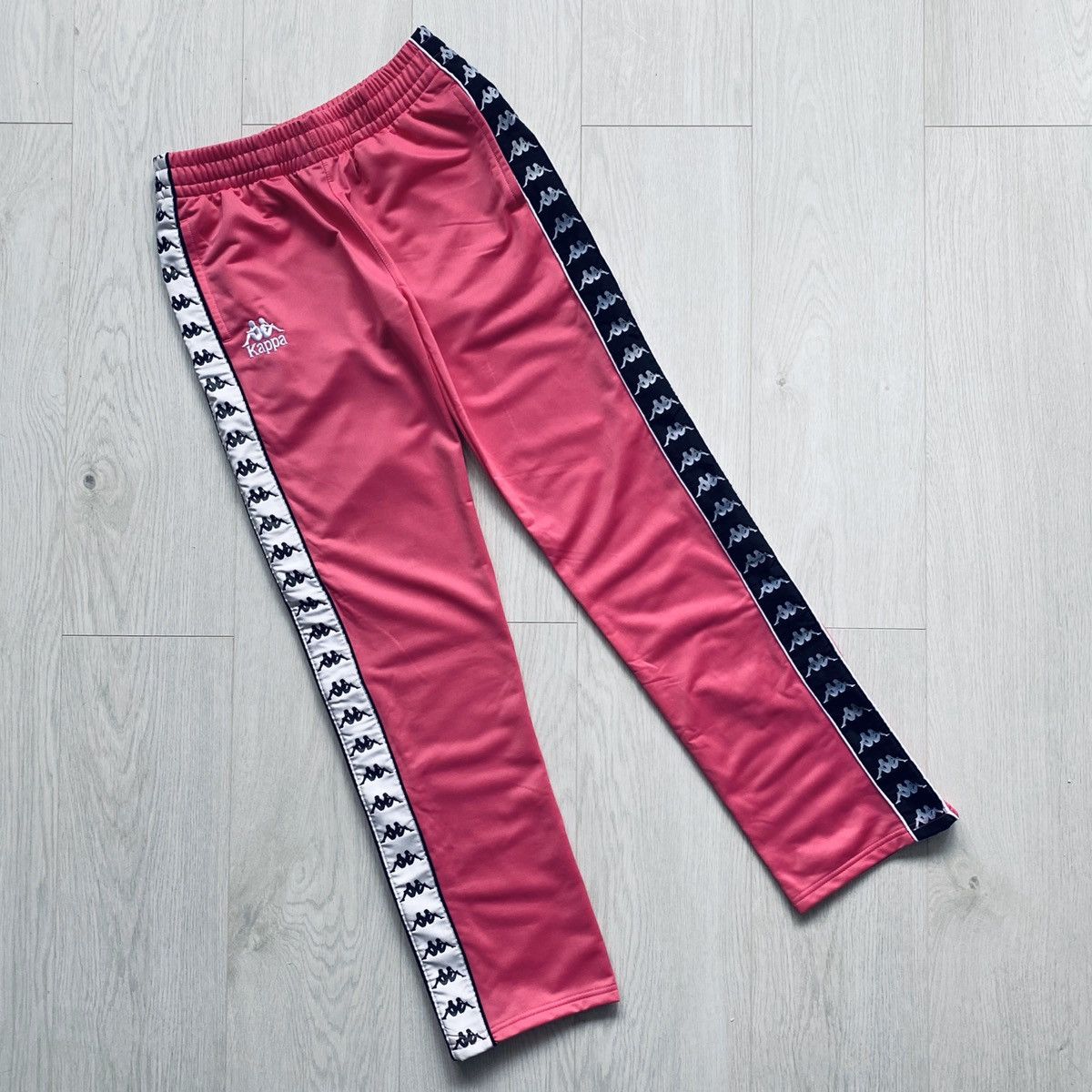Vintage KAPPA Pink Sweatpants Pants 222 Astoria Snap Slim Vintage Grailed