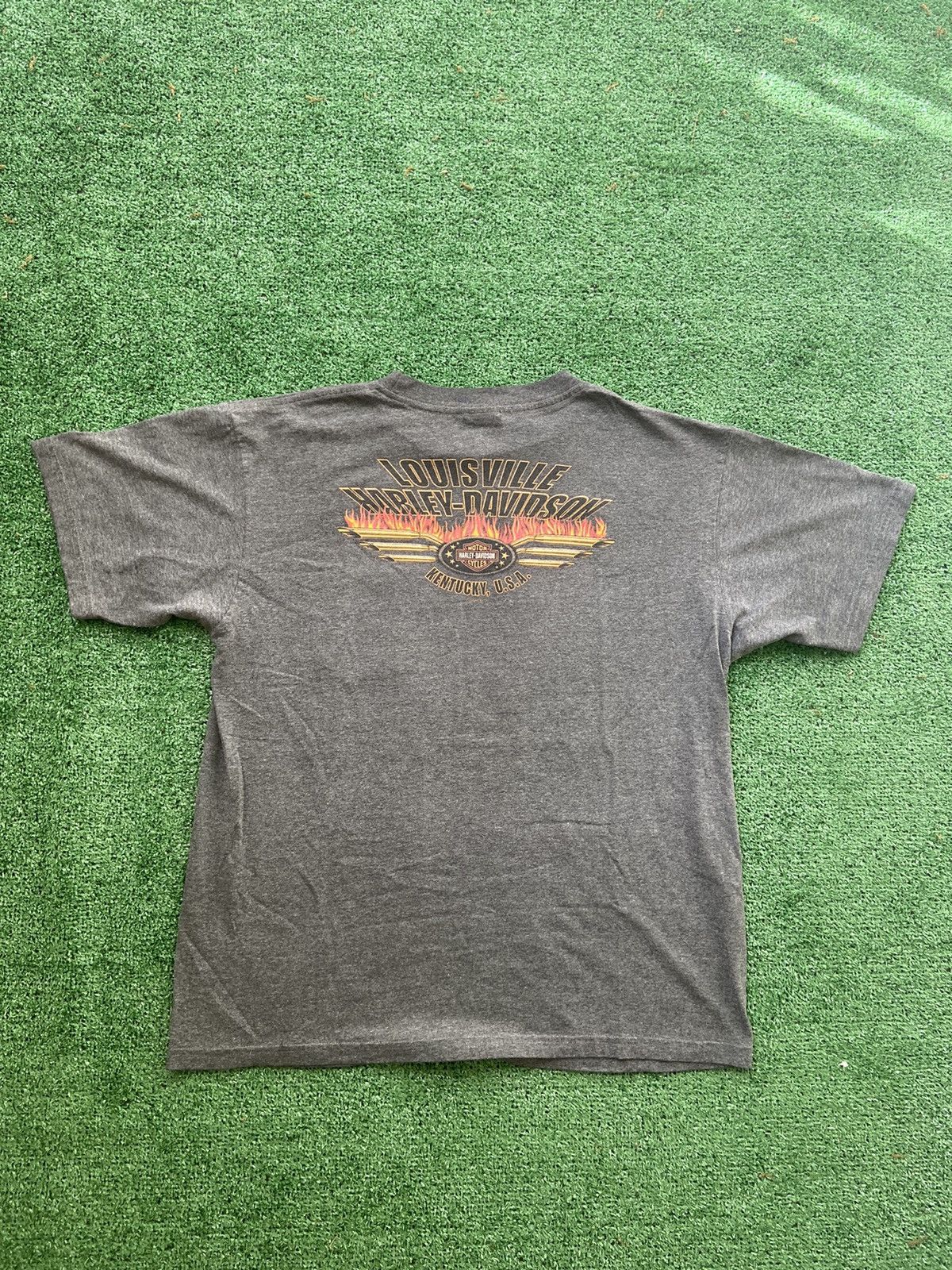 Vintage Vintage 2009 HarleyDavison Louisville Flame engine Chopper T ...