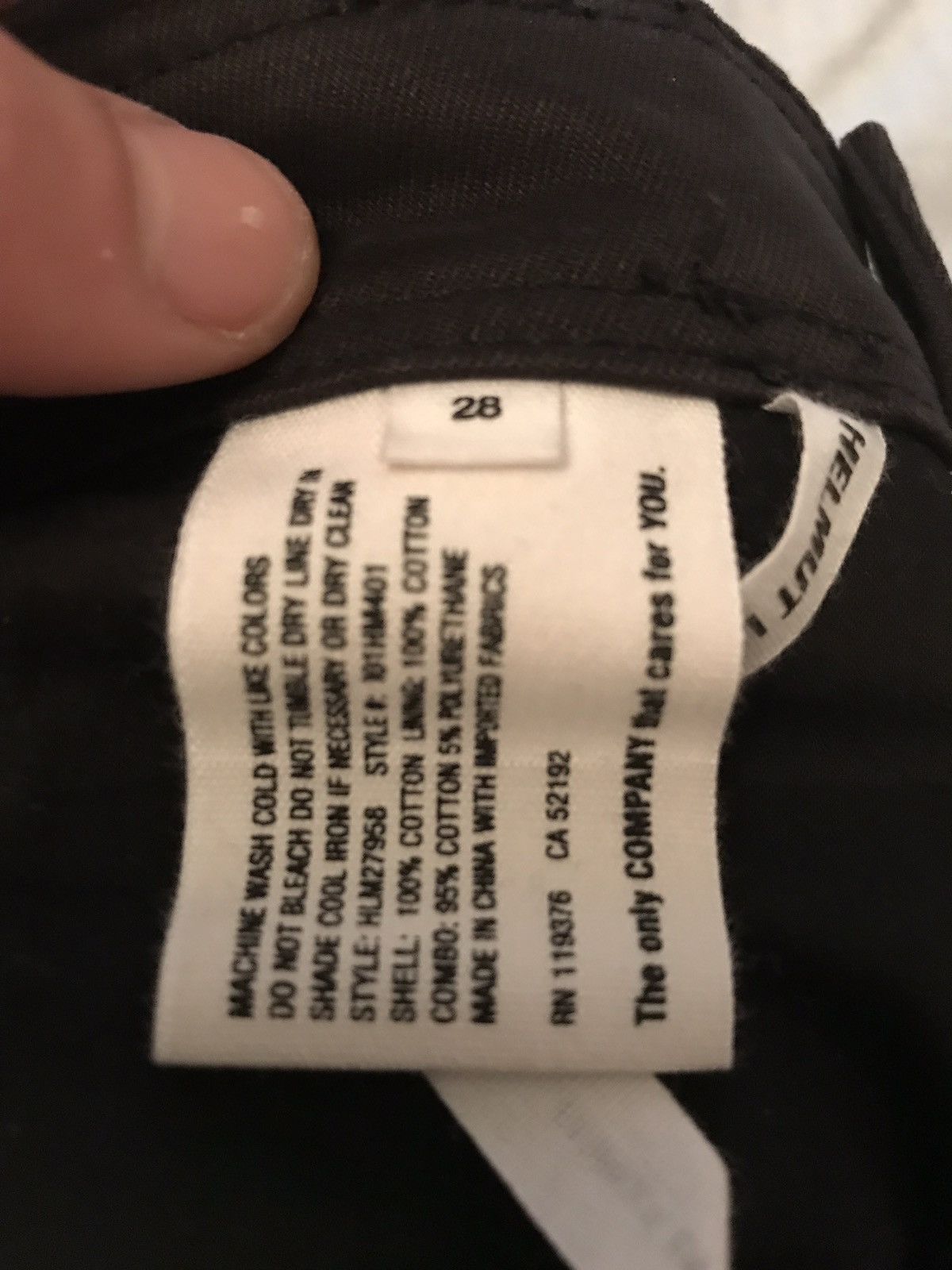 Helmut Lang Detachable Pocket Trousers Size US 29 - 8 Thumbnail