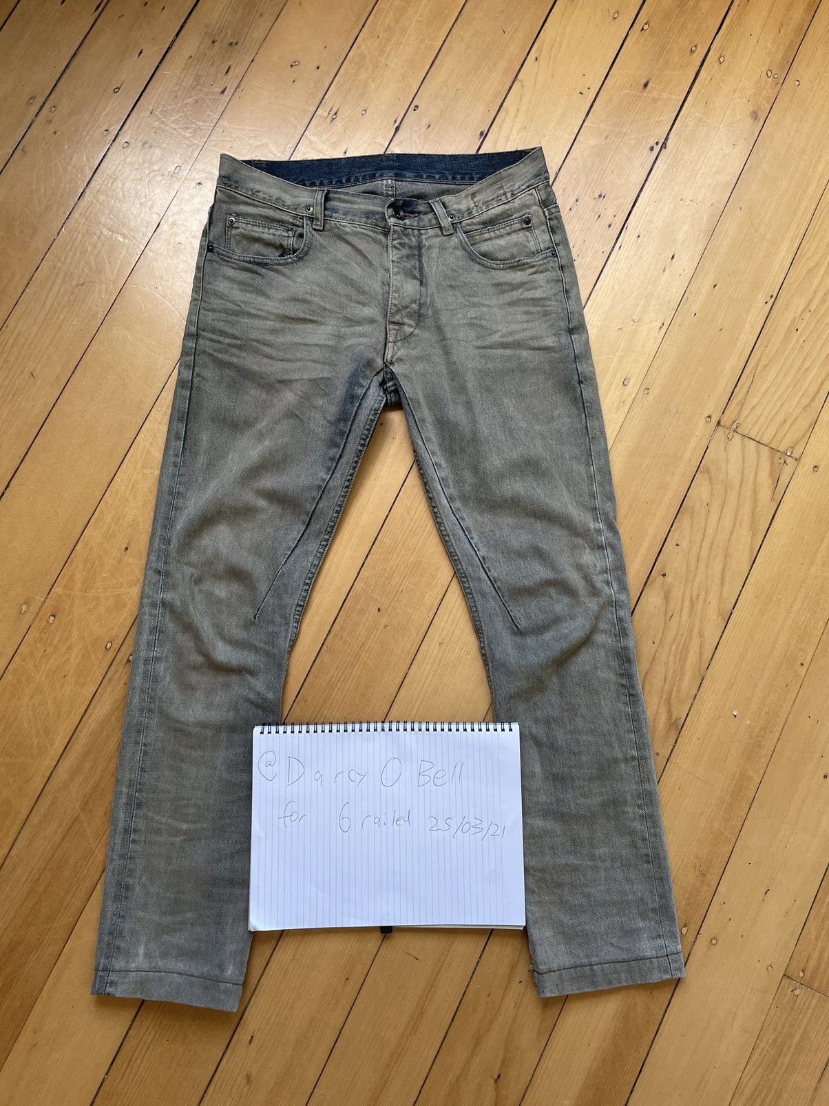 Rick Owens × Rick Owens Drkshdw Rick Owens DRKSHDW Detroit cut