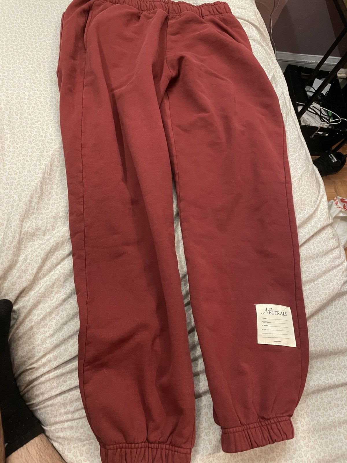 Jaded London Jaded London burgundy cuffed joggers Size US 34 / EU 50 - 1 Thumbnail