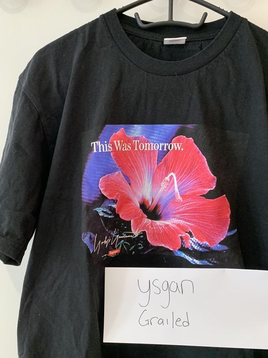 Supreme Supreme Yohji Yamamoto This Was Tomorrow Tee Black L | Grailed