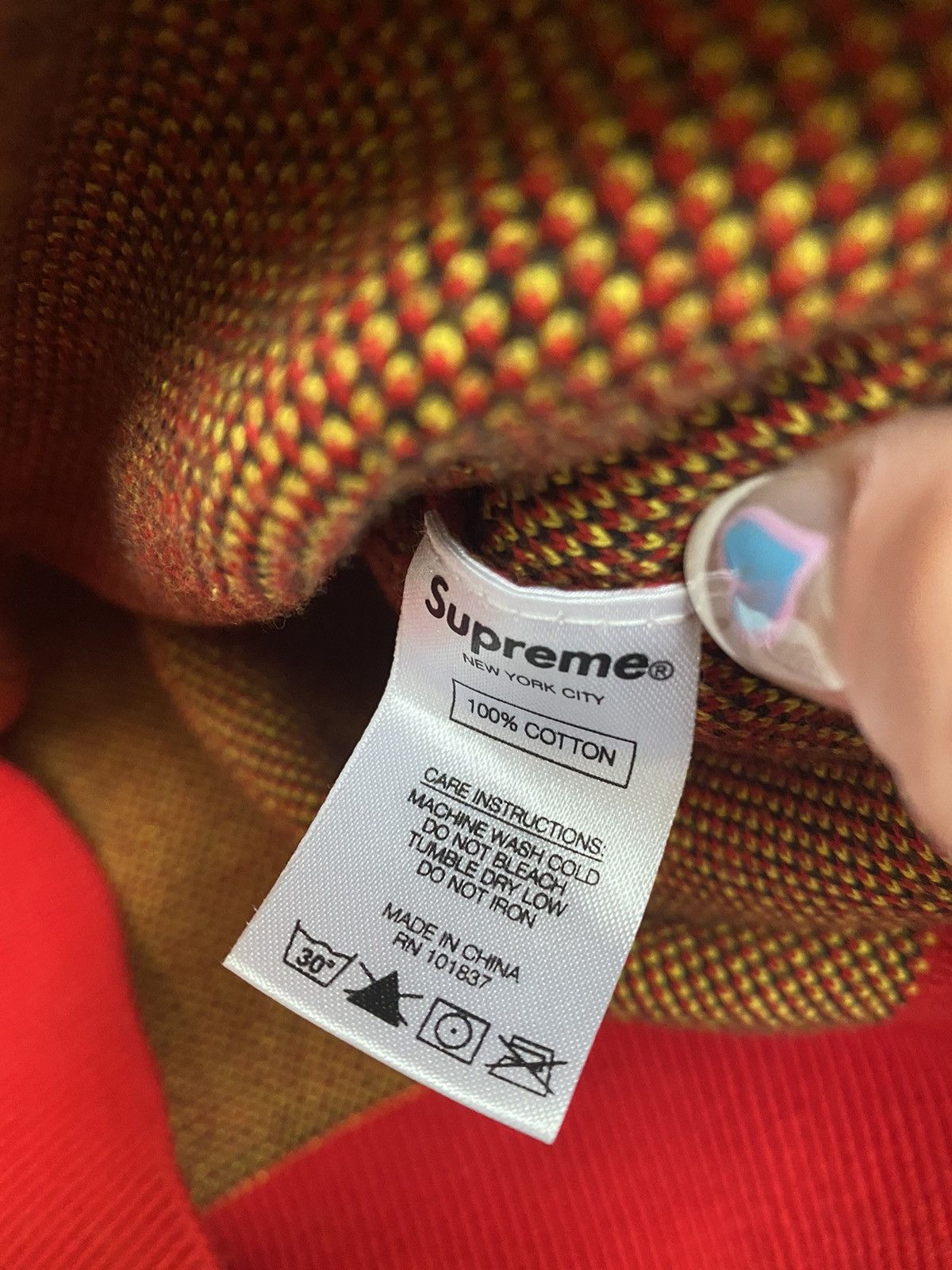 トップス supreme small box crewneck red Supreme Box Logo Crewneck (FW15) Red Men's - FW15 - US