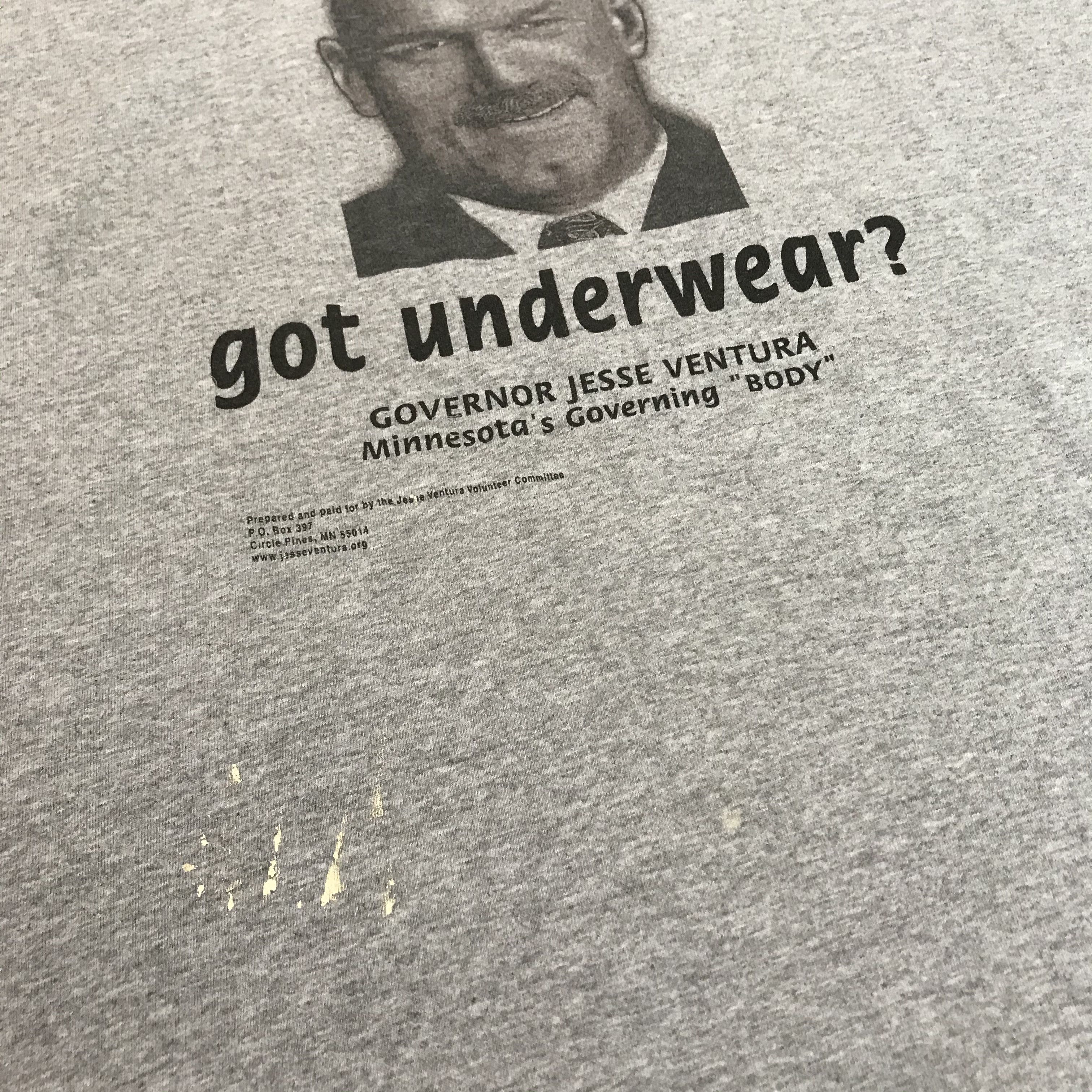 Vintage Vintage got under wear? JESSE VENTURA Tee wrestling Size US XL / EU 56 / 4 - 4 Thumbnail