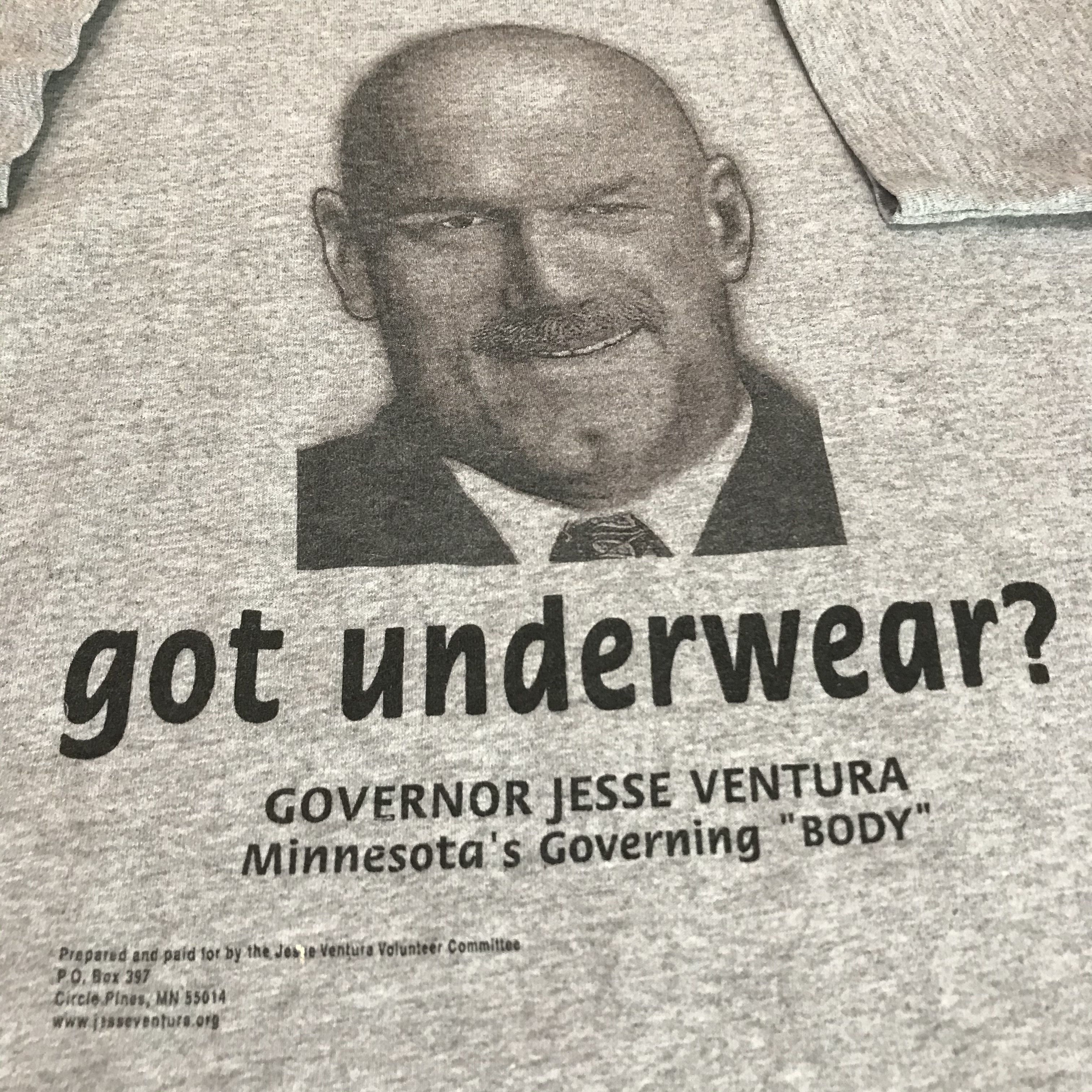 Vintage Vintage got under wear? JESSE VENTURA Tee wrestling Size US XL / EU 56 / 4 - 2 Thumbnail