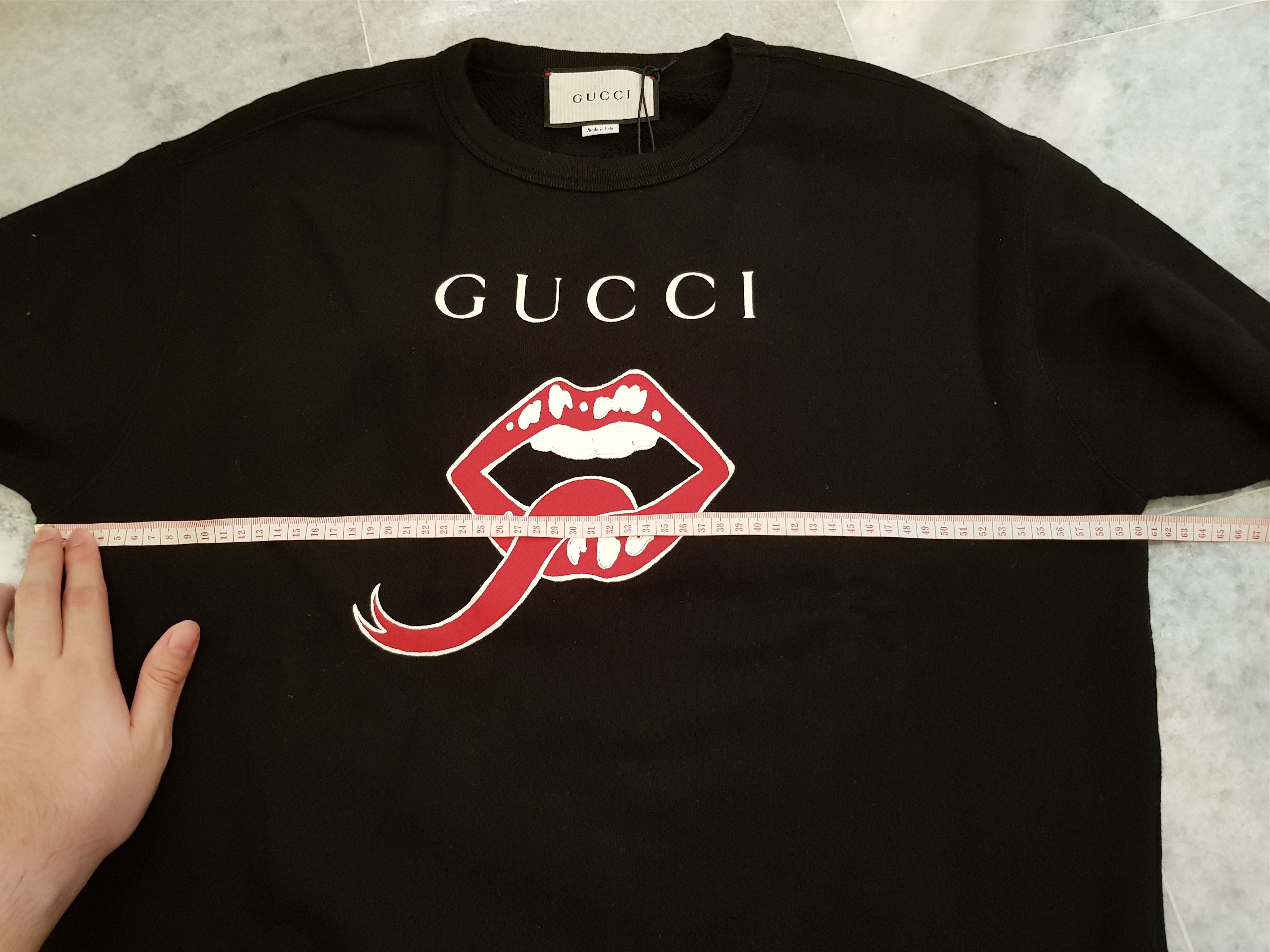 Gucci Mouth Print Sweatshirt Grailed