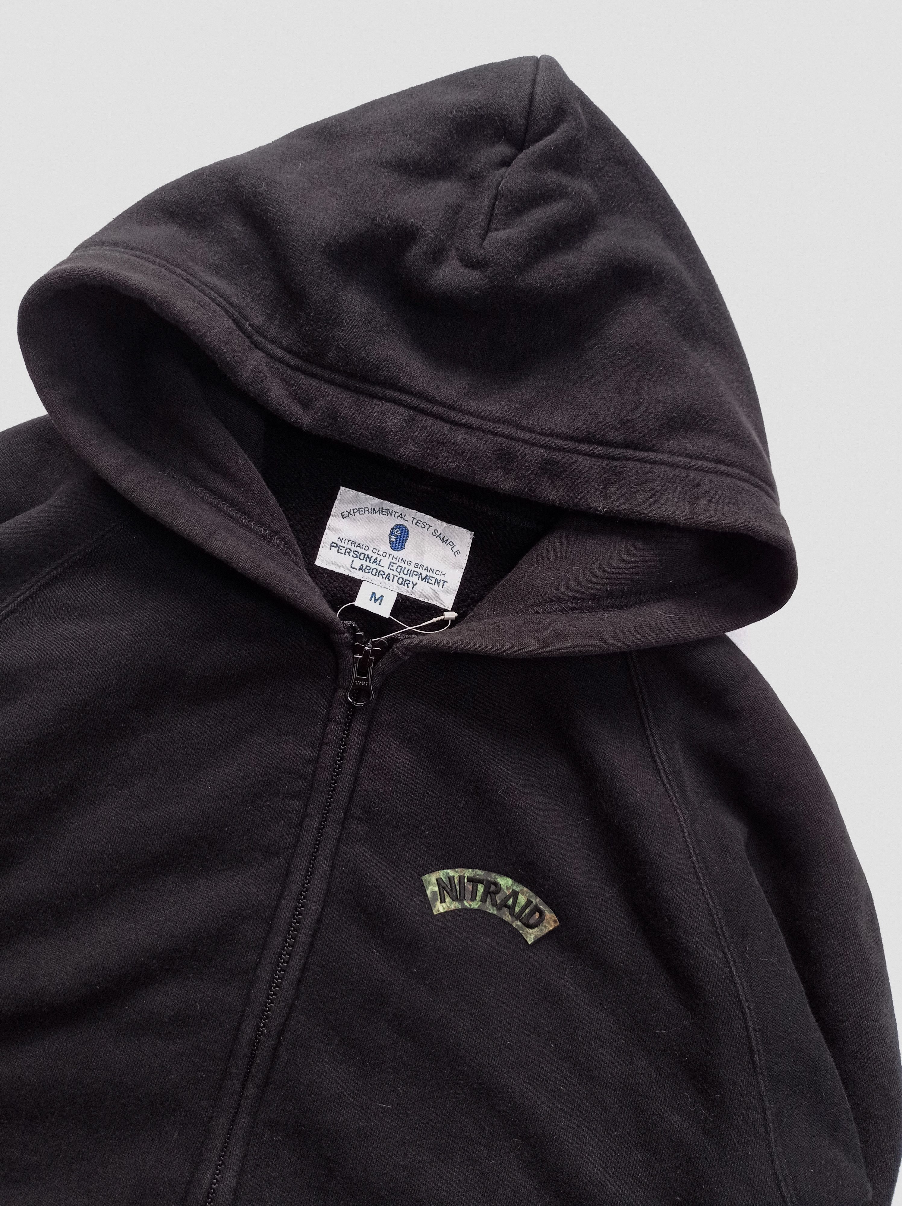 Japanese Brand × Nitraid Nitraid crest logo zip hoodie made in 