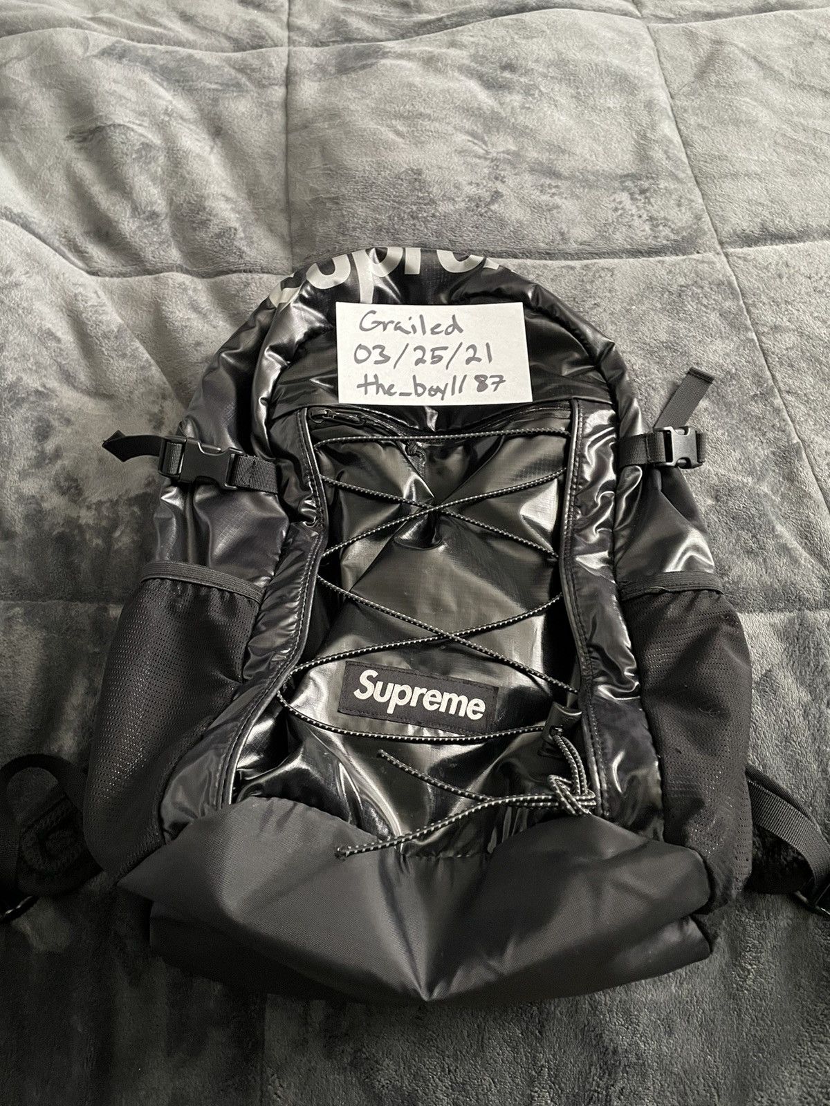 Supreme Supreme FW17 Backpack Black Grailed