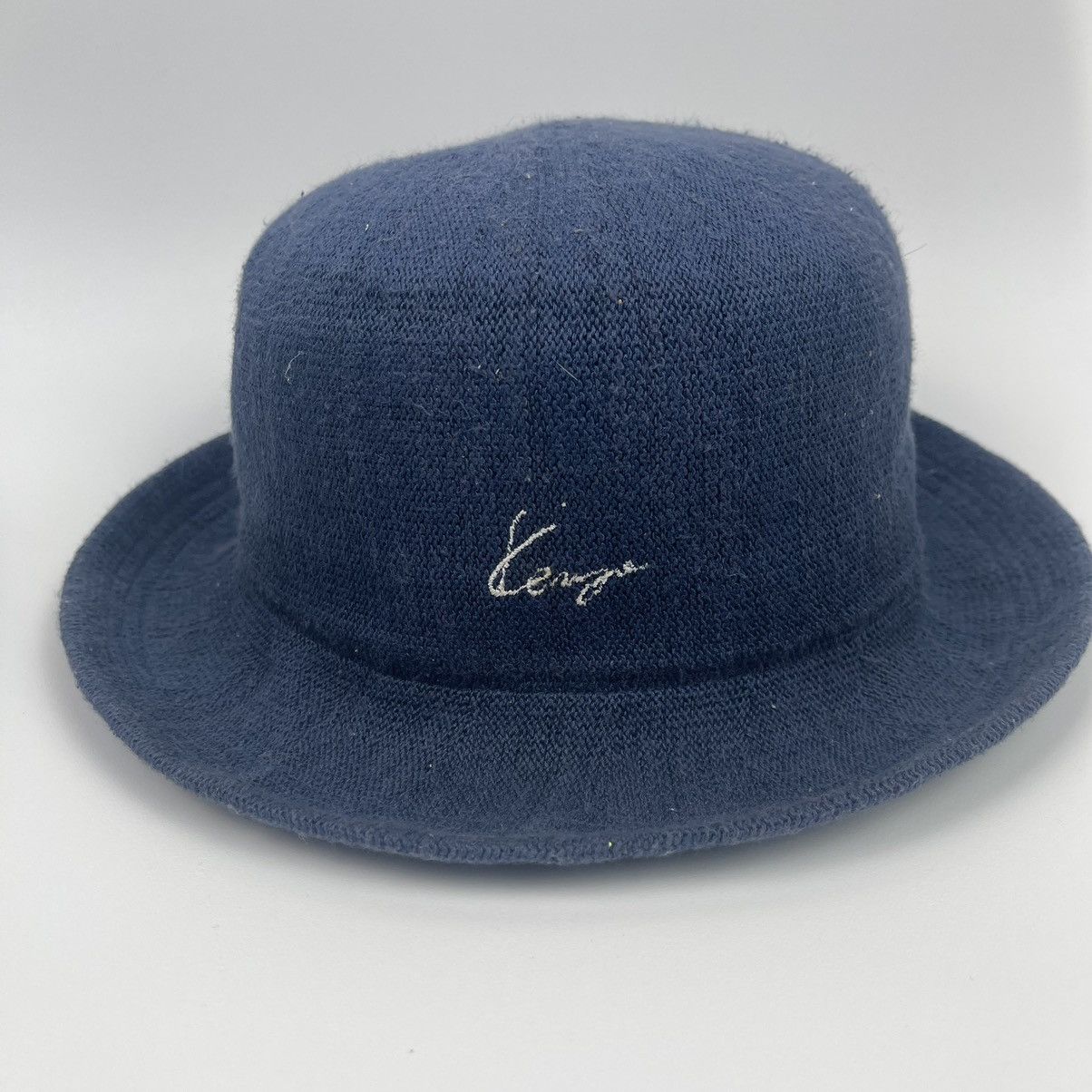 Japanese Brand Vintage Indigo Kenzo Bucket Hat Size ONE SIZE - 1 Thumbnail