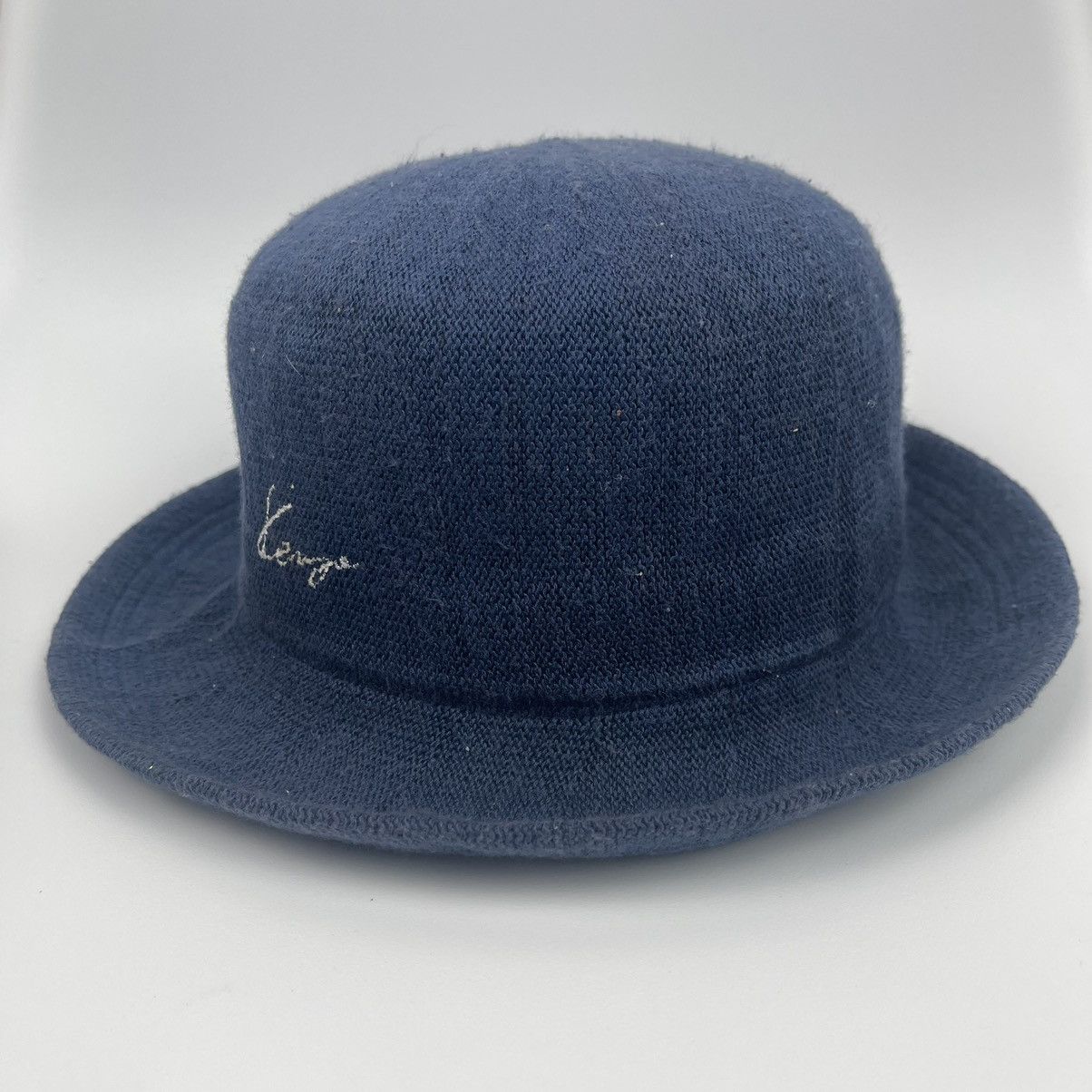 Japanese Brand Vintage Indigo Kenzo Bucket Hat Size ONE SIZE - 2 Thumbnail