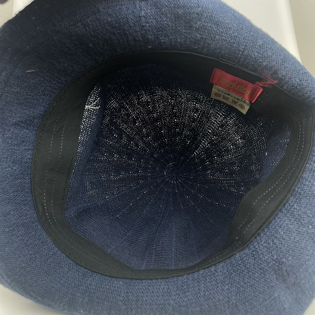 Japanese Brand Vintage Indigo Kenzo Bucket Hat Size ONE SIZE - 7 Thumbnail