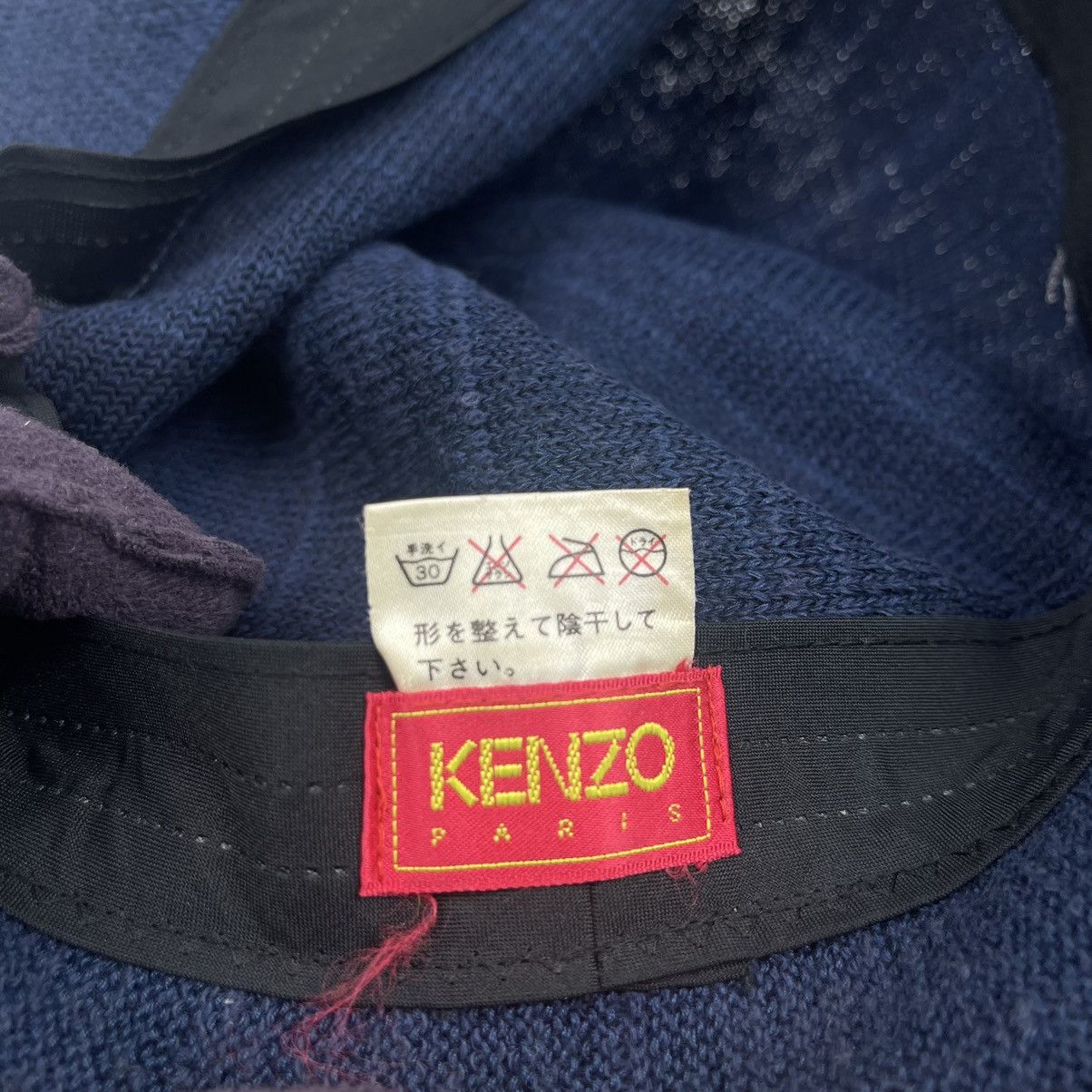 Japanese Brand Vintage Indigo Kenzo Bucket Hat Size ONE SIZE - 8 Thumbnail