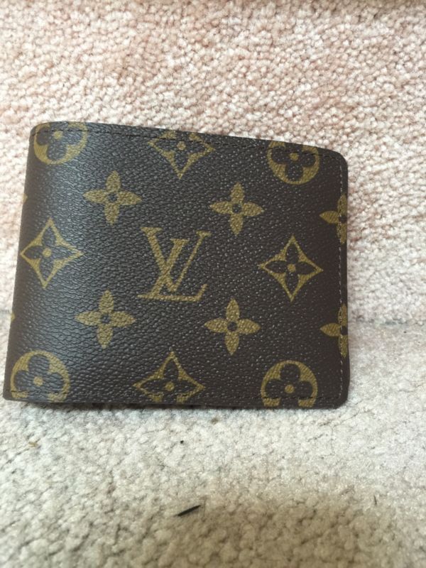Louis Vuitton Brown Canvas Monogram Wallet