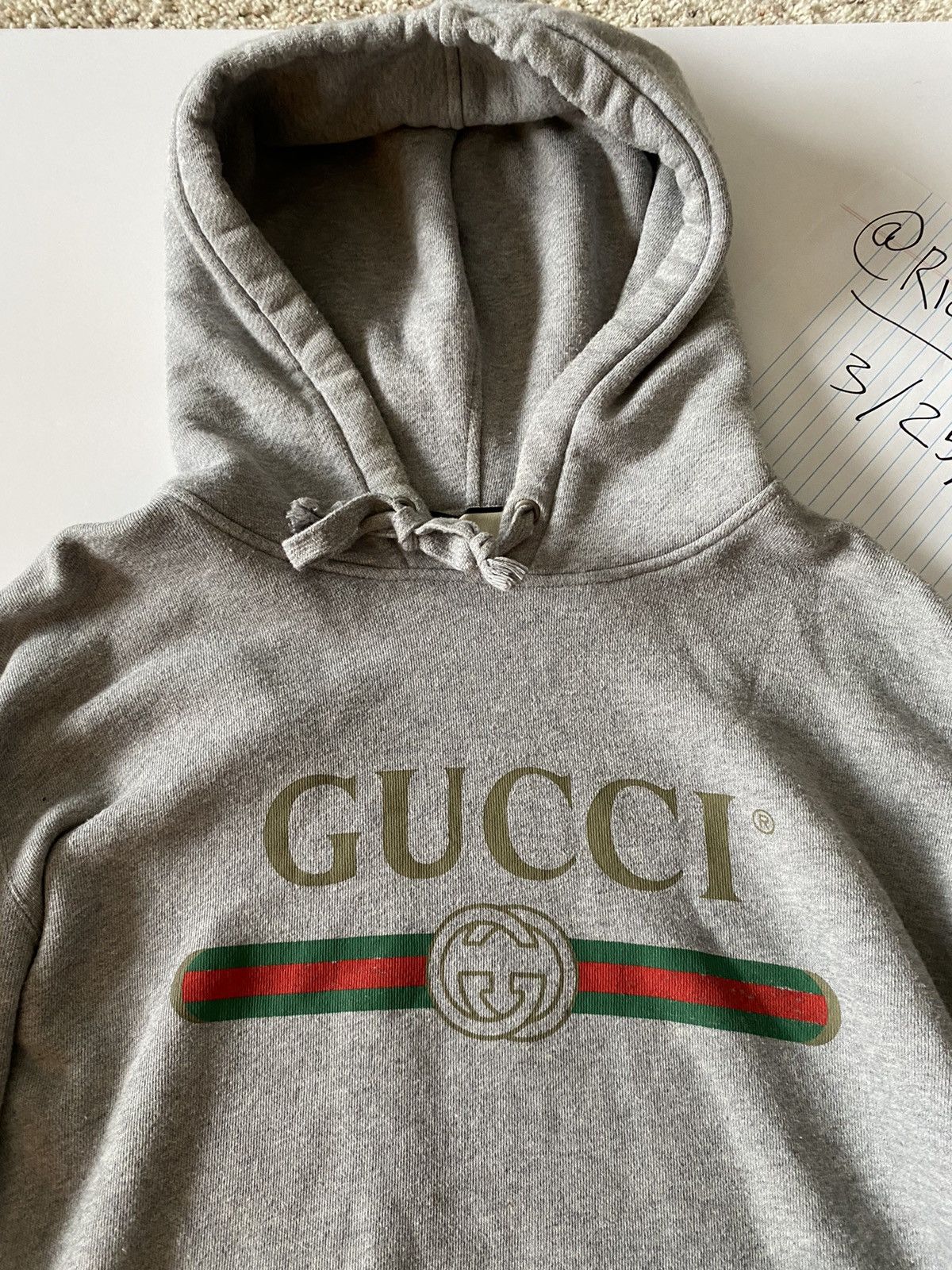 Gucci dragon embroidered hoodie online