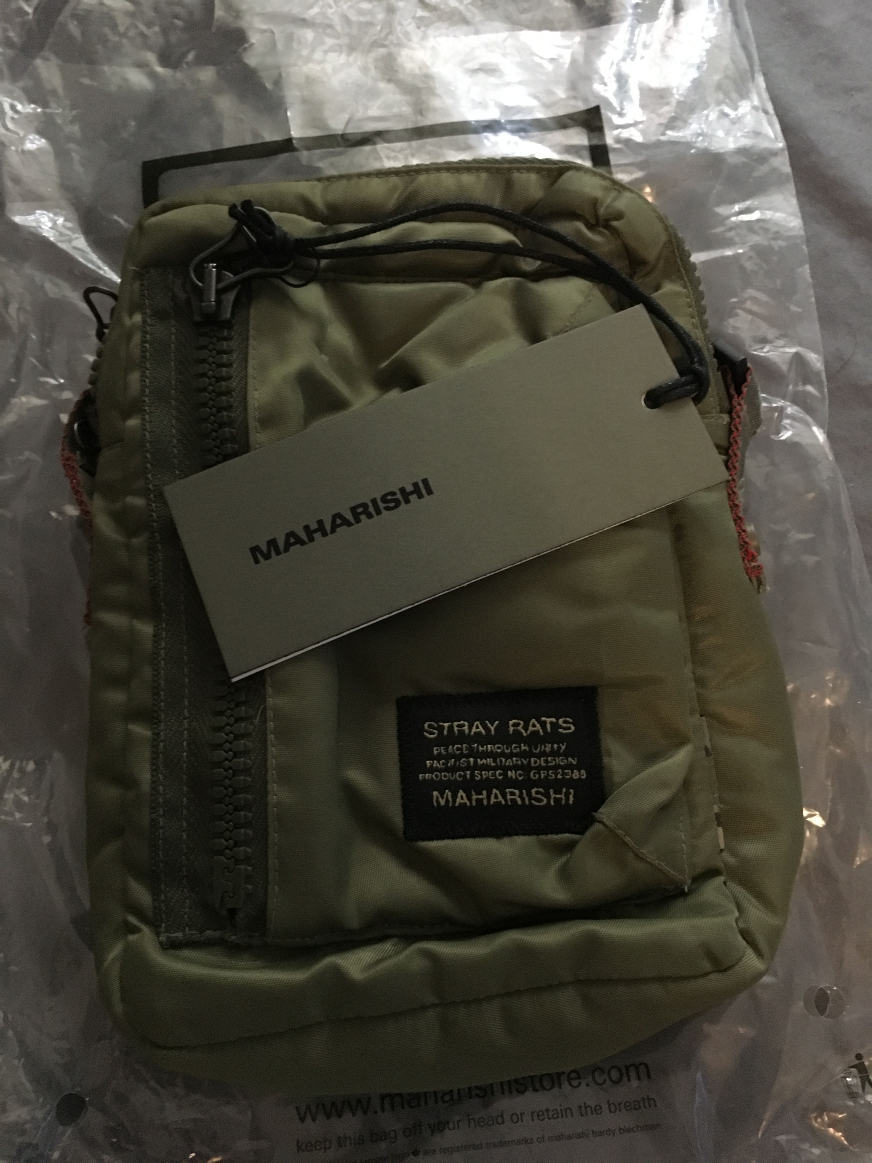 Maharishi SR/MHI MA-1 Bag Stray Rats x Maharishi NO PIN | Grailed