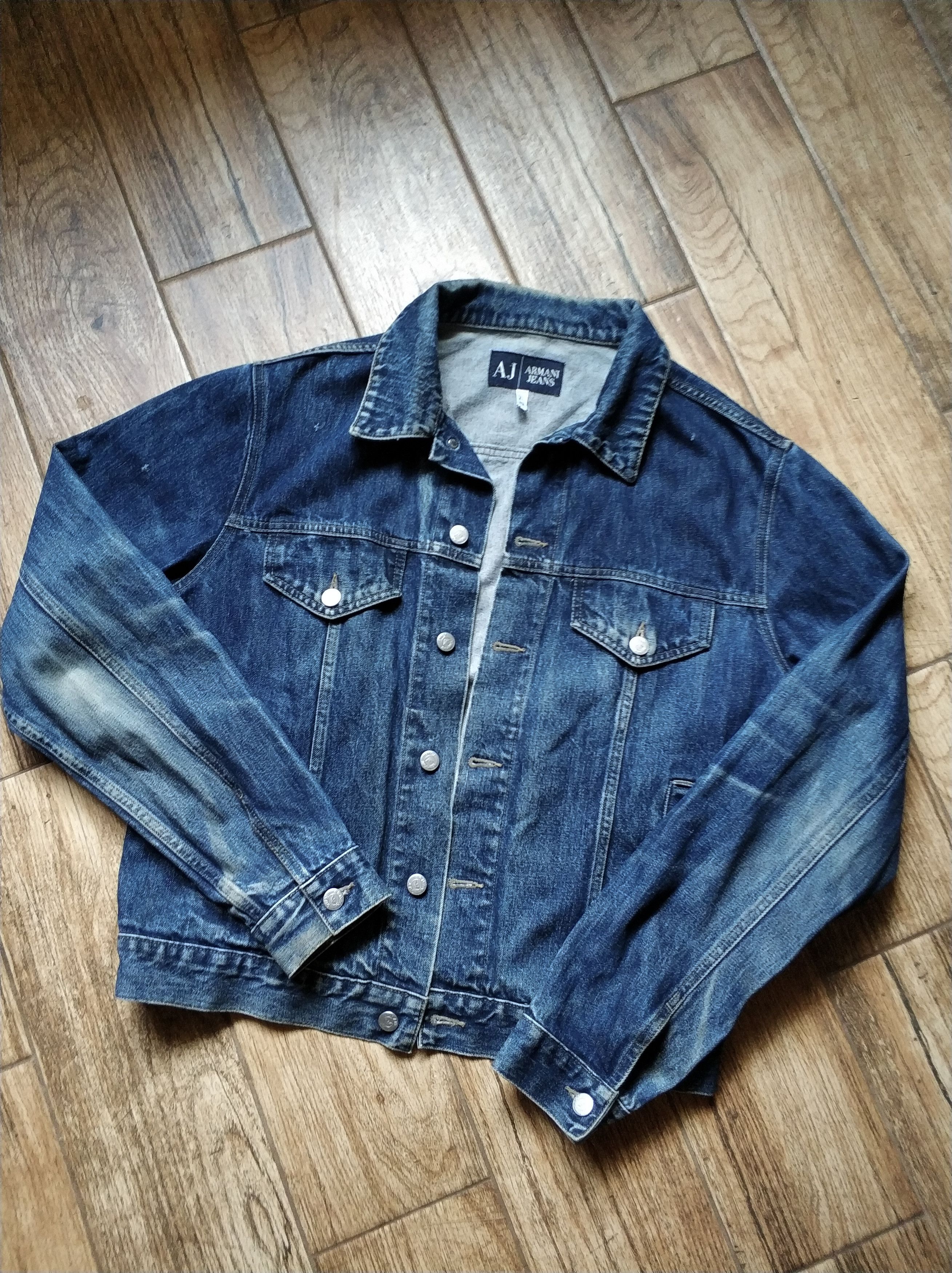 Vintage Armani jeans denim jacket | Grailed