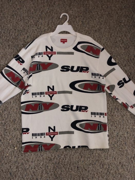 Supreme Supreme NY Waffle Thermal Longsleeve | Grailed