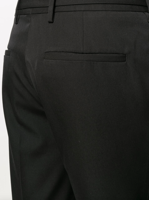 Helmut Lang Helmut Lang Cropped Slim Black Pants Size US 34 / EU 50 - 5 Thumbnail