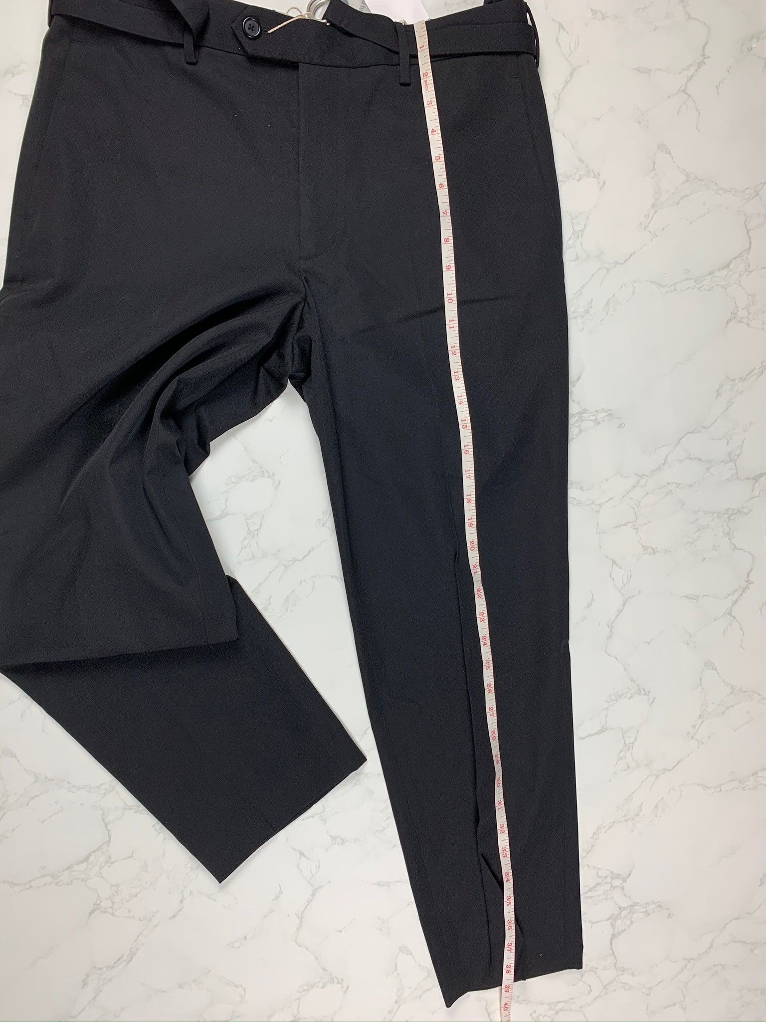 Helmut Lang Helmut Lang Cropped Slim Black Pants Size US 34 / EU 50 - 9 Thumbnail