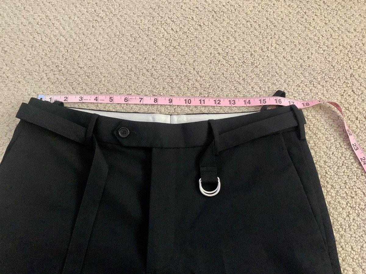Helmut Lang Helmut Lang Cropped Slim Black Pants Size US 34 / EU 50 - 17 Thumbnail